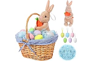 Vibrant Easter Bunny Gift Basket for Delightful Celebrations