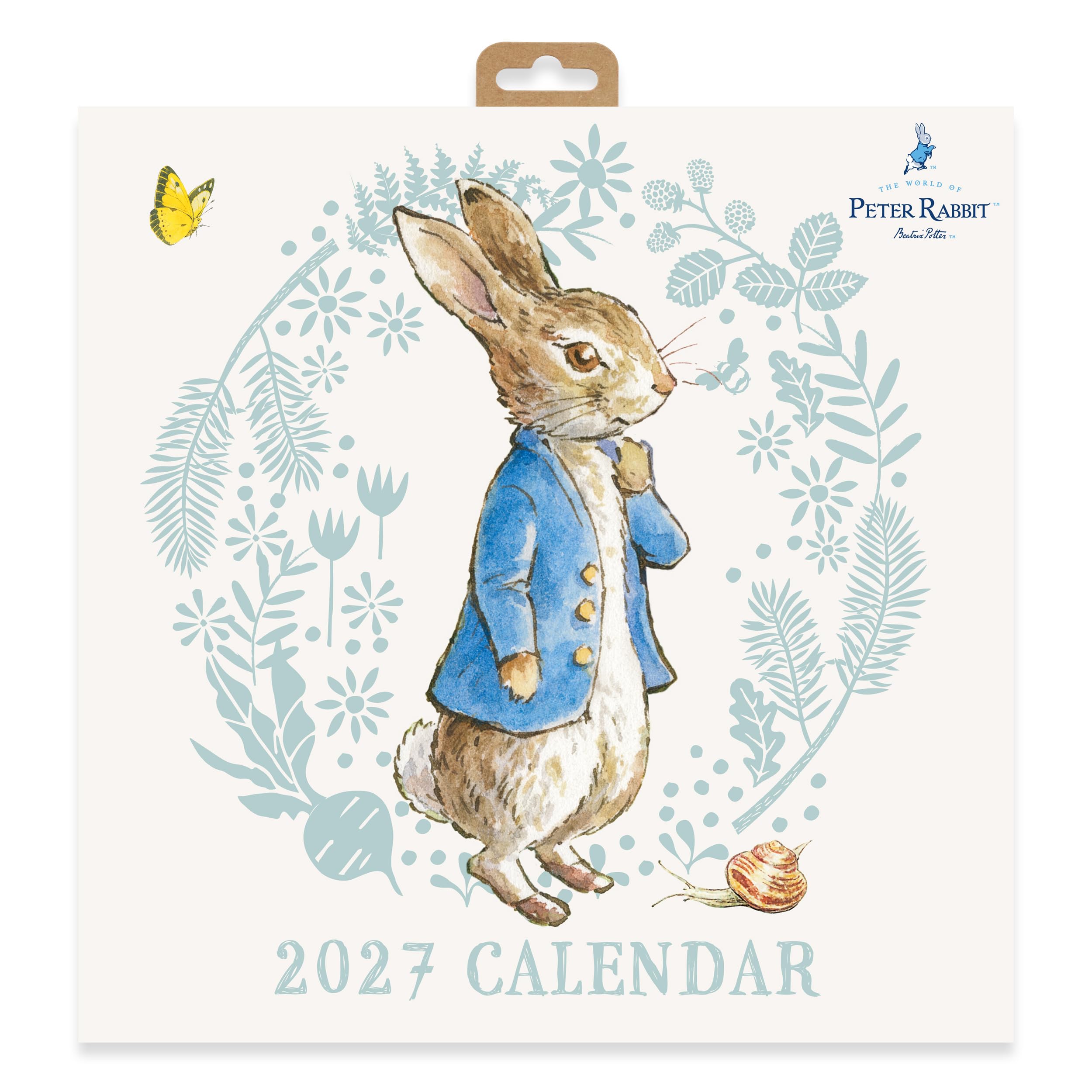 Peter Rabbit 2027 Square Wall Calendar | Beatrix Potter Illustrated Monthly Planner | Wire Bound with Hanging Loop