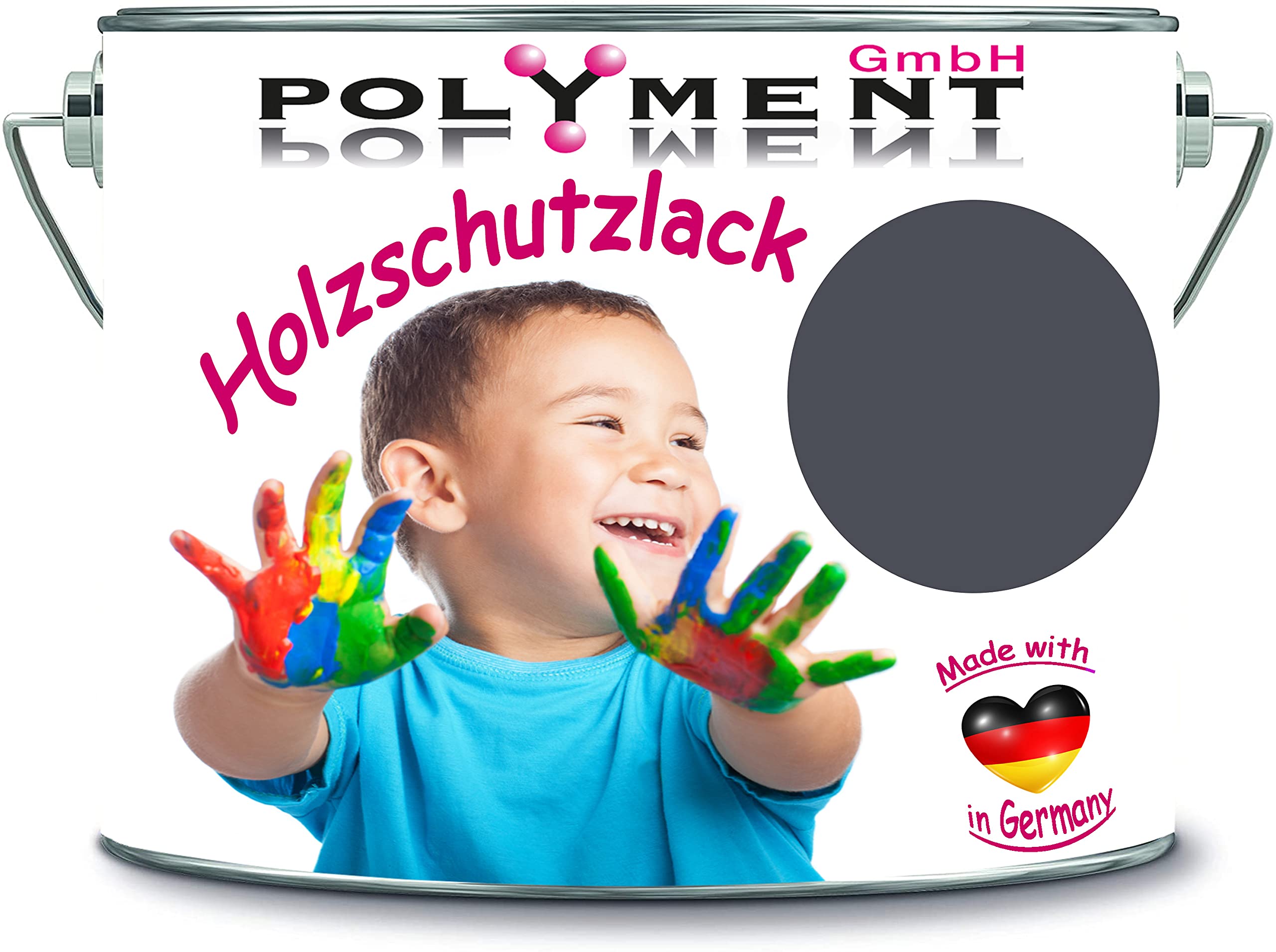 Vernis bois de protection RAL 7024 gris graphite haute finition