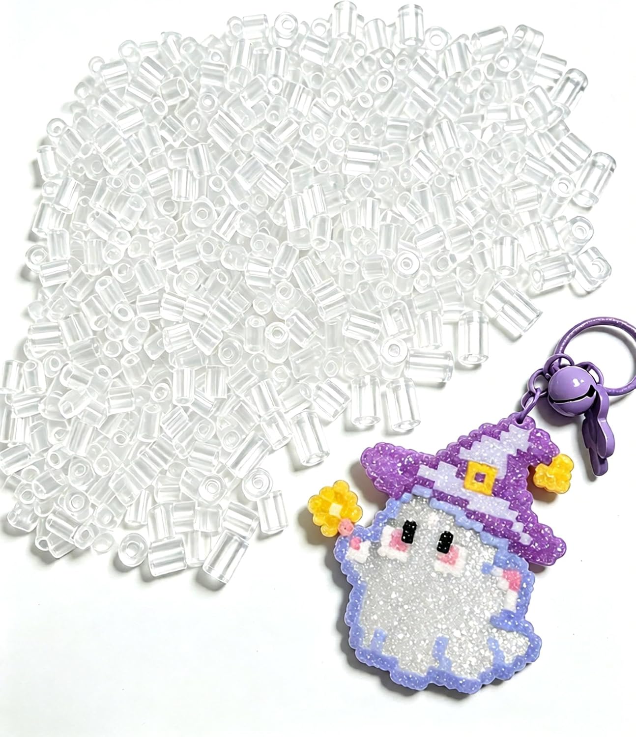 2000Pcs Ultra Clear Fuse Beads - 2.6mm Mini Fuse Beads for Crafts & Bead Bulk Refill