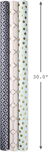 Miniatura 6 de Hallmark - Cuaderno de pasta dura, Patrón metálico