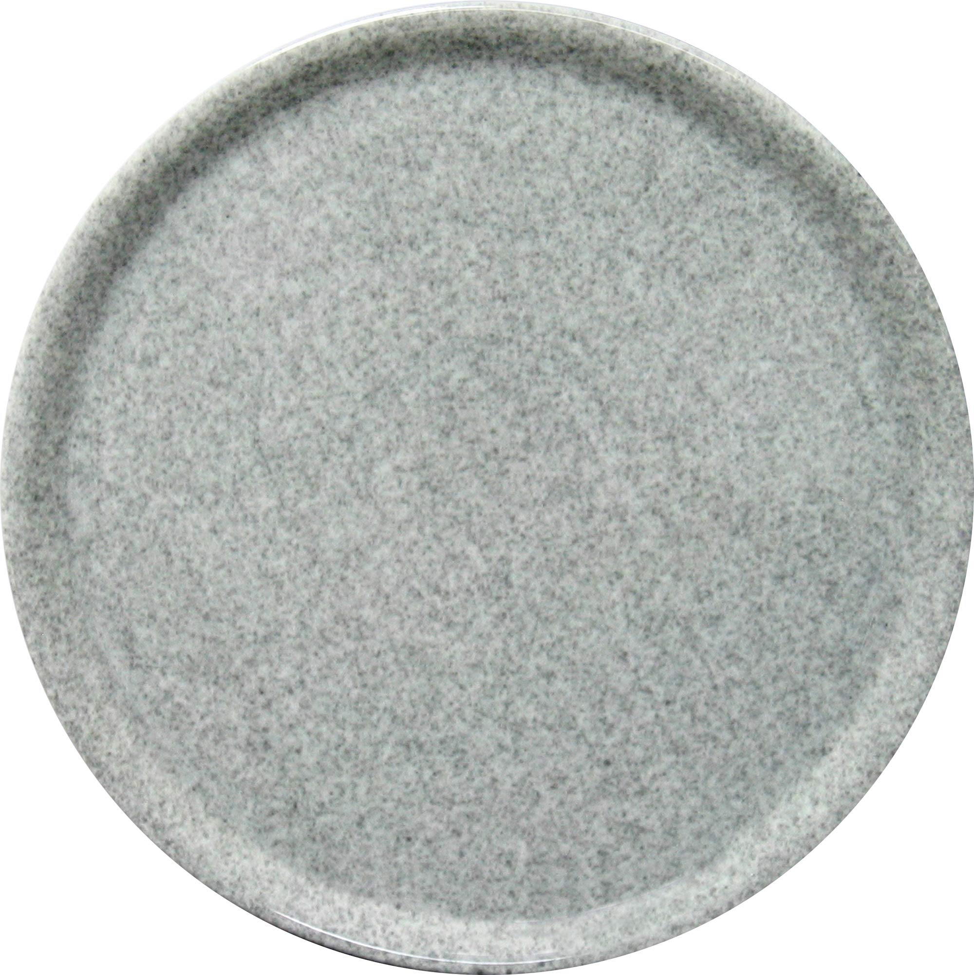 HENDI pizza plate, porcelain, pattern: grey granite stone, dishwasher and microwave suitable, โ310mm, grey