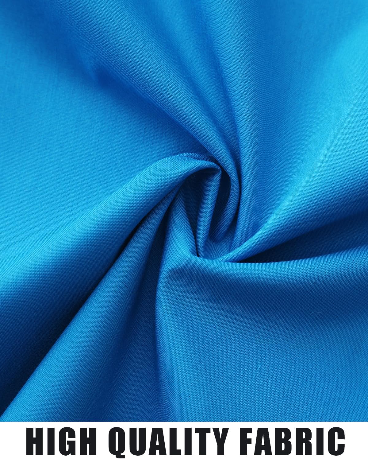 TUNEVUSE Mens Short Sleeve Dress Shirt Solid Casual Button Down Shirts Tops with Pocket for Summer Business Wedding - Image 7