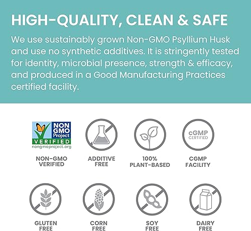 Miniatura 5 de Himalaya Cápsulas de cáscara de psyllium – Suplemento diario de fibra para apoyar la salud digestiva y la regularidad – Veganas, sin OMG, sin