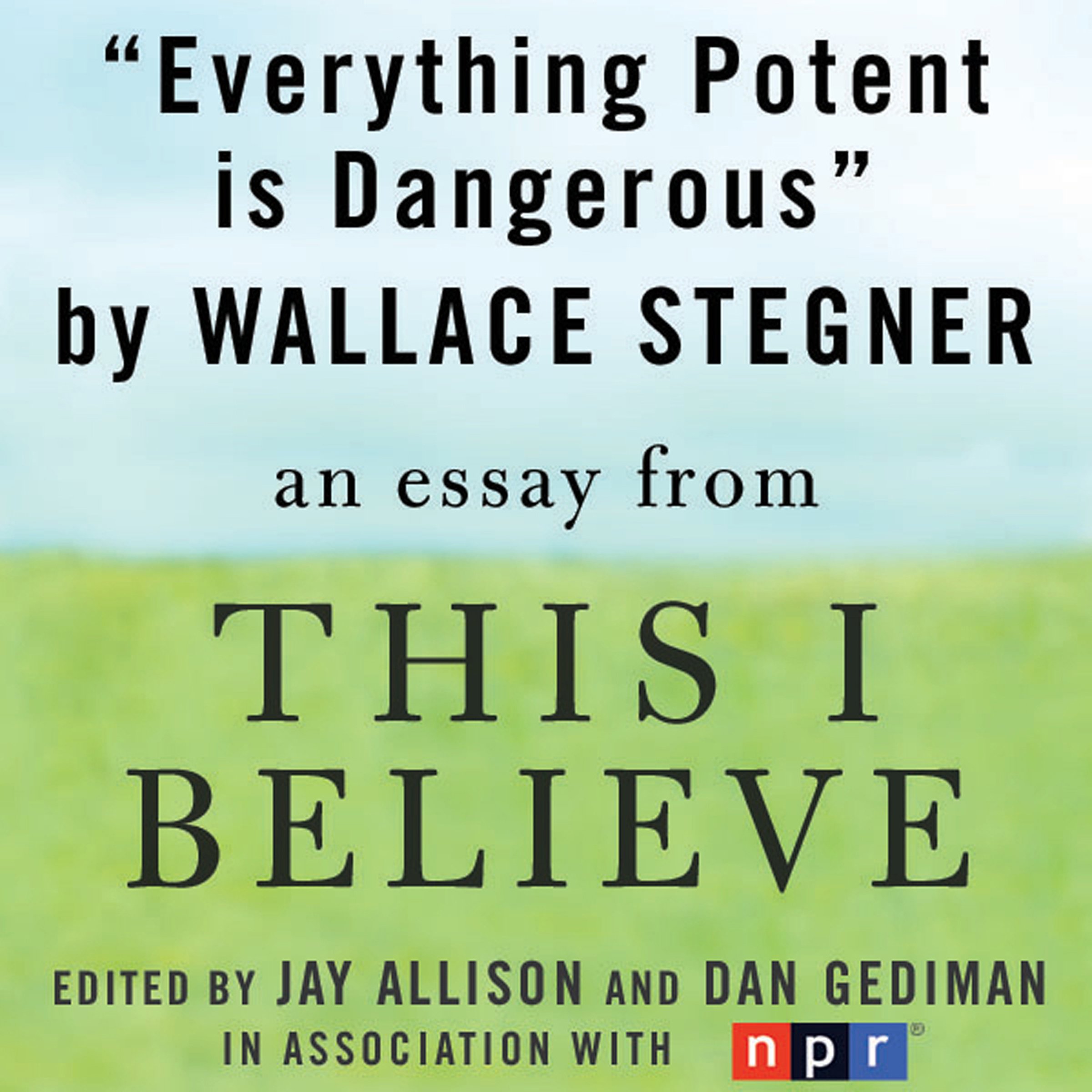 Cover art for Everything Potent is Dangerous