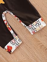 Vista 5 de Conjunto de ropa de Acción de Gracias para bebé niño, mi primer día de Thurkey con capucha para bebé niño, conjunto de ropa de Acción de Gracias