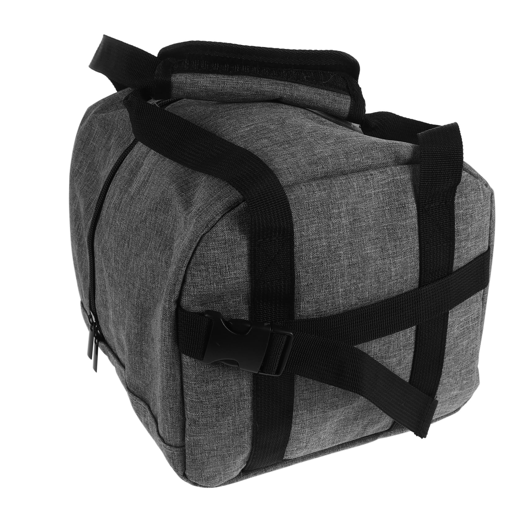 Mikinona Single Ball Bowling Bag with Padded Ball Holder Lightweight Mesh Tote for Multiple Pockets for Accessories for Travel Bowling Enthusiasts