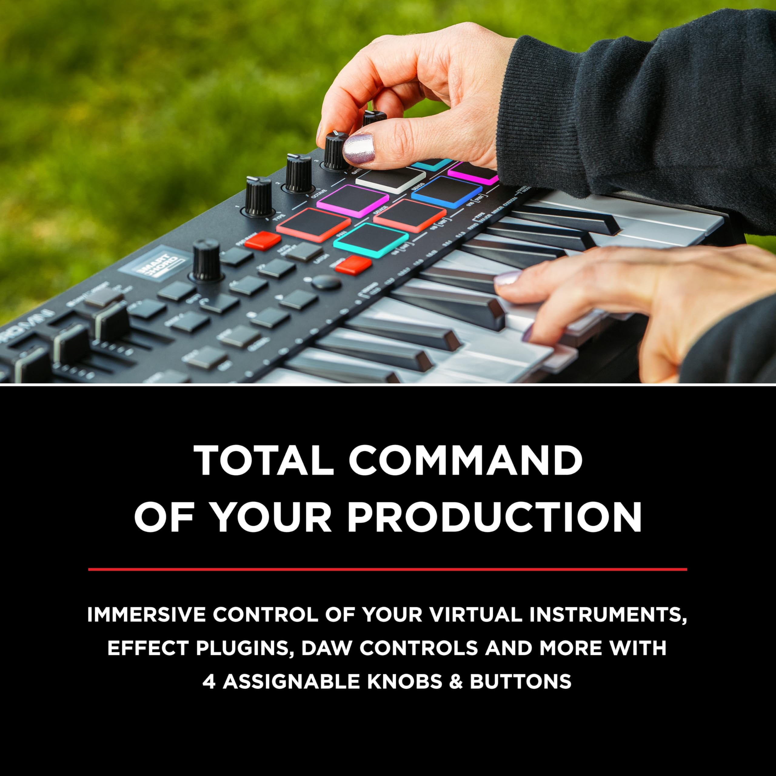 DTM・DAW M-AUDIO Oxygen Pro Mini M-AUDIO Oxygen Pro Mini - Controlador de Teclado MIDI USB de 32