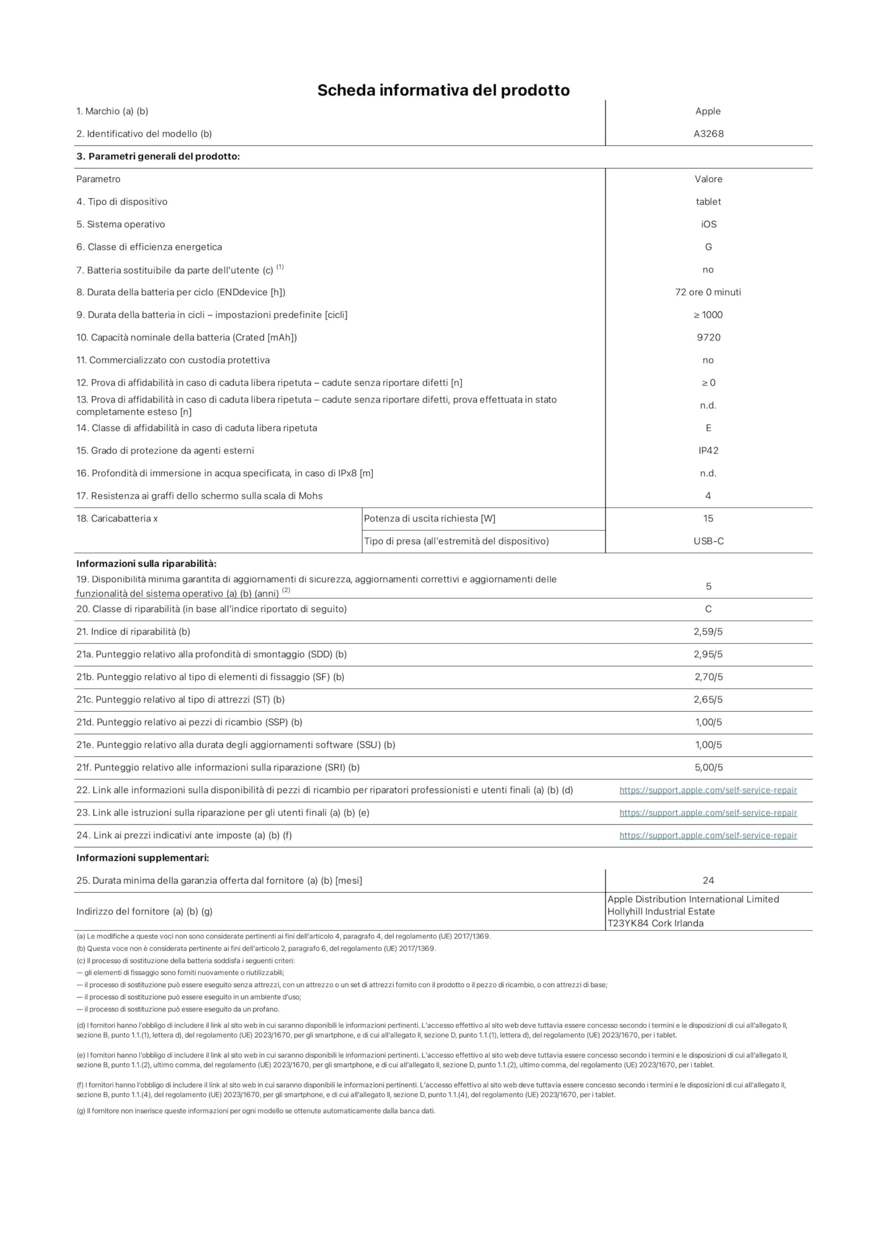 Apple iPad Air 13'' con chip M3: Apple Intelligence, 128 GB, fotocamera frontale e posteriore da 12MP, Wi-Fi 6E, Touch ID, un giorno intero di batteria — Grigio siderale