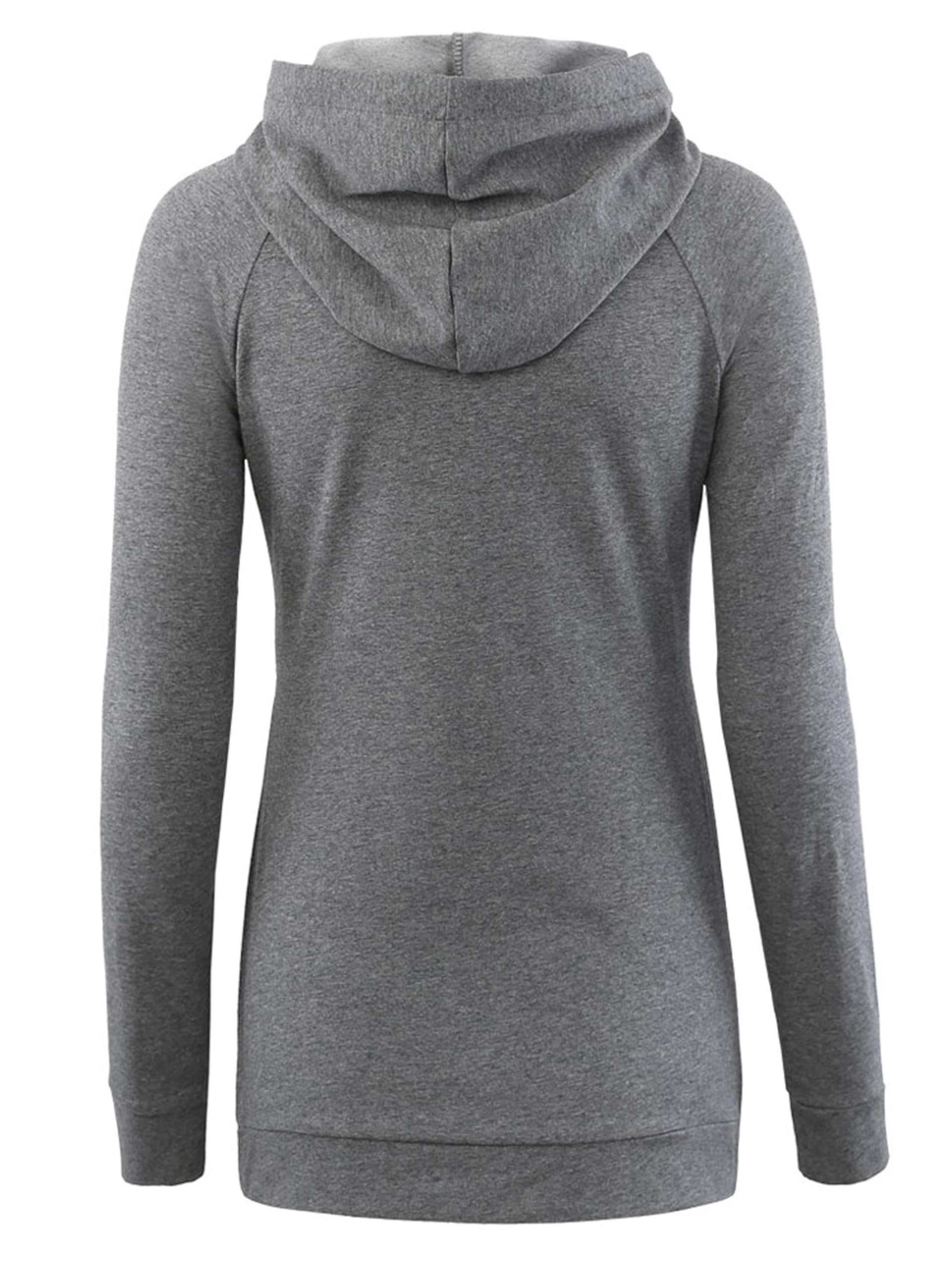 Umstands-Kapuzenpullover Stillen Sweatshirt Top Lange Ärmel