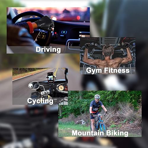 Miniatura 7 de Accmor Guantes de piel sintética sin dedos, guantes de conducción, deportes al aire libre, cosplay, disfraz de medio dedo para mujeres, hombres y