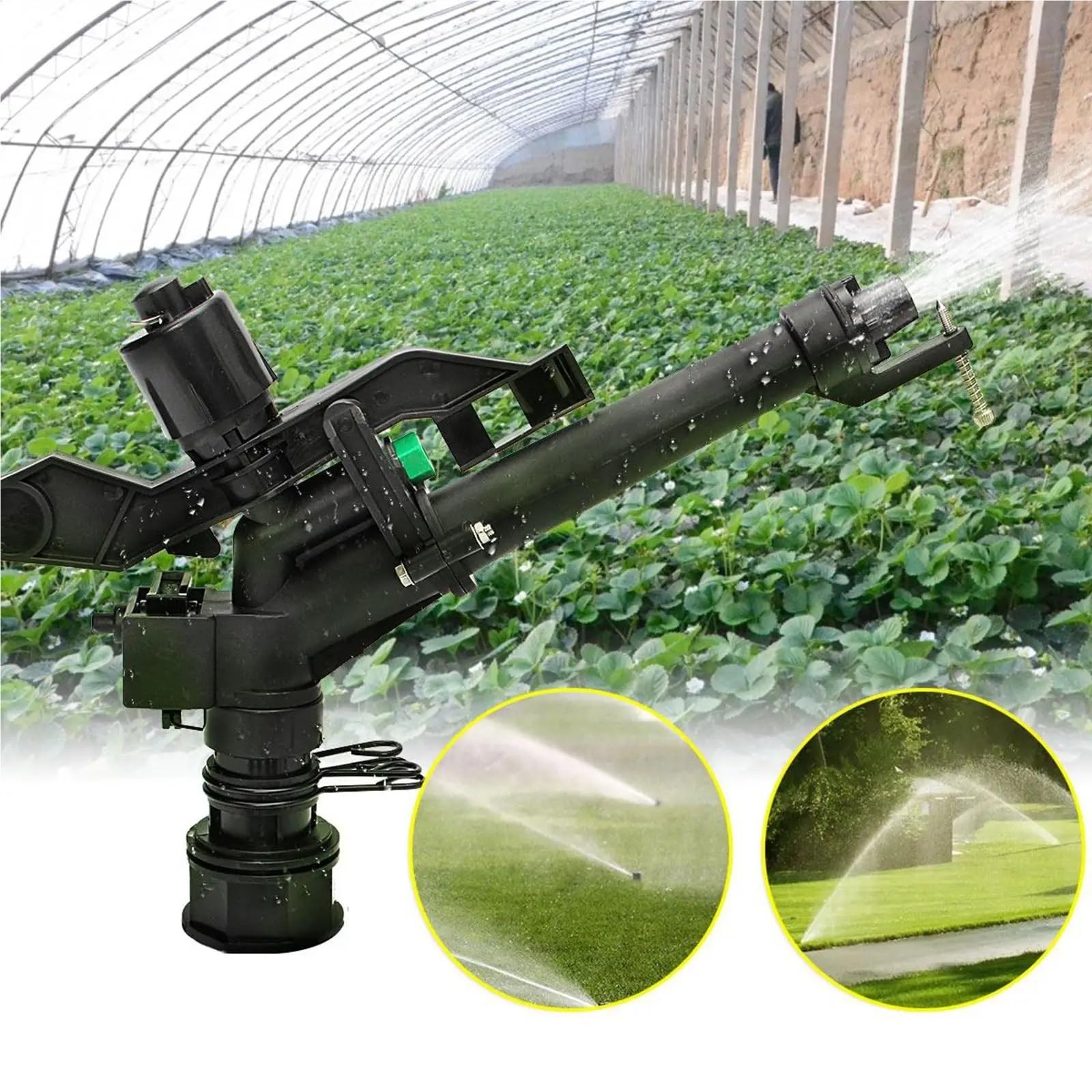 Asperseur Arrosage Spray d'irrigation PP de 1,5 Pouces avec Buses
