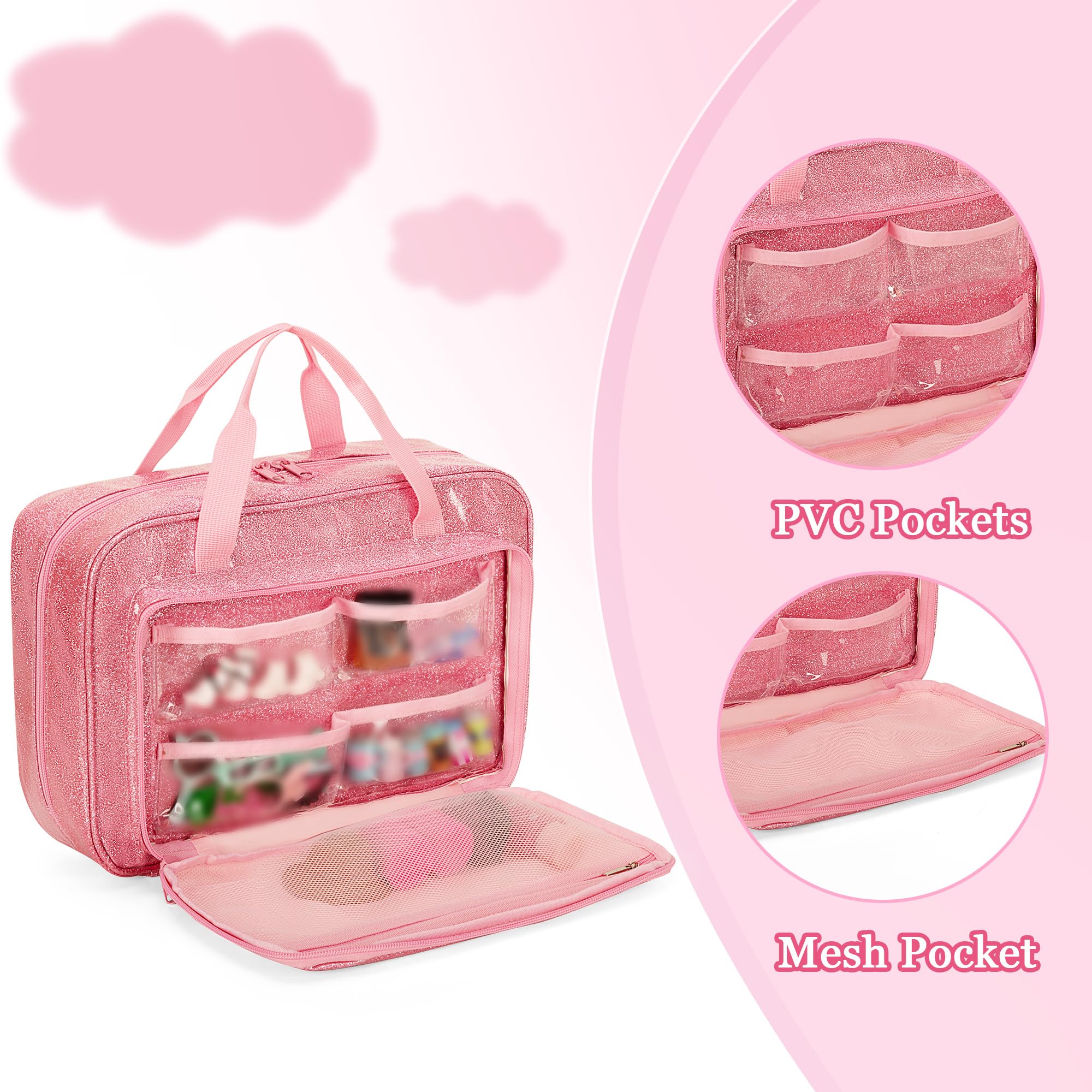LoDrid Dolls Carrying Case Compatible with Barbie Dolls 12-Inch - Image 4