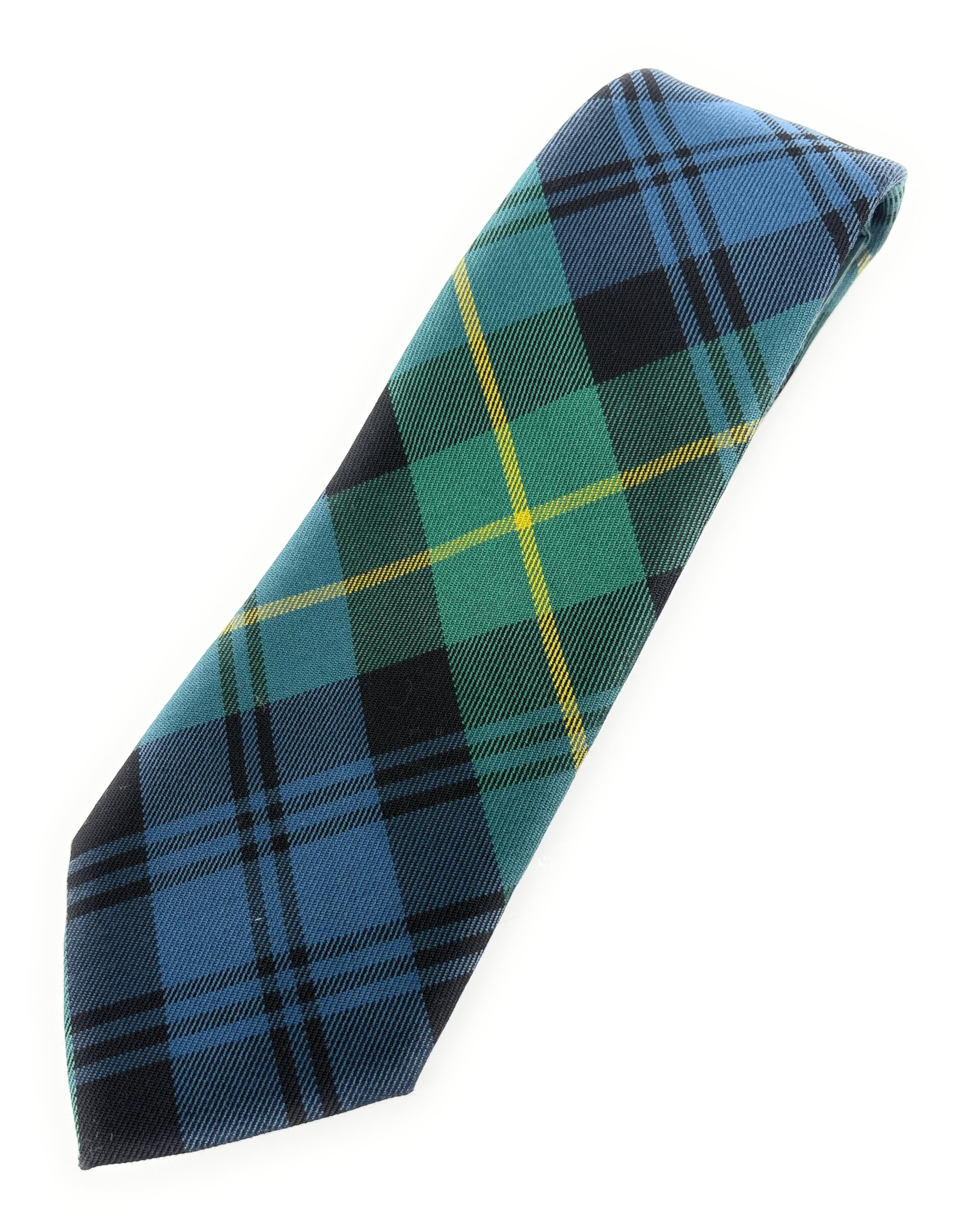 Scottish Tartan Necktie, Traditional Clan Pattern, Made in Scotland, Multiple Tartans Available (Gordon Ancient)