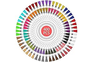 cridoz Tassel Keychains and Tassels for Bulk Keychain Making Supplies