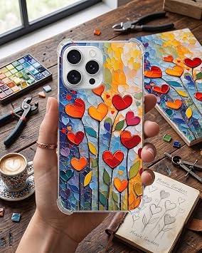 PrintiFy İnfinix Note 50 Pro ile Uyumlu Düşlerin Dansı serisi Kökten sevgi Tasarımlı Uv Baskılı Köşe Korumalı Antişok Kılıf