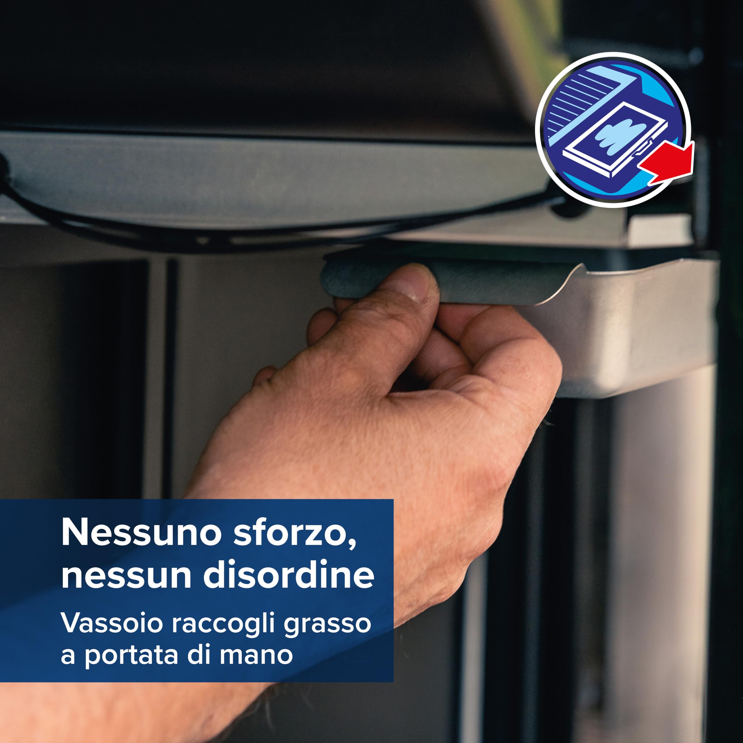Campingaz Grill a Gas Compact 3 LS Dualgas 7,5 kW 3 bruciatori Carrello Doppia Alimentazione GPL