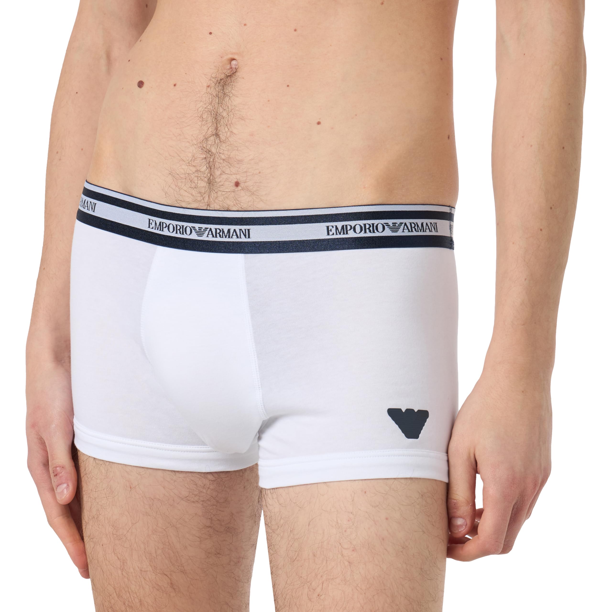 Emporio ArmaniMen's Stretch Cotton Shiny Logoband Trunk