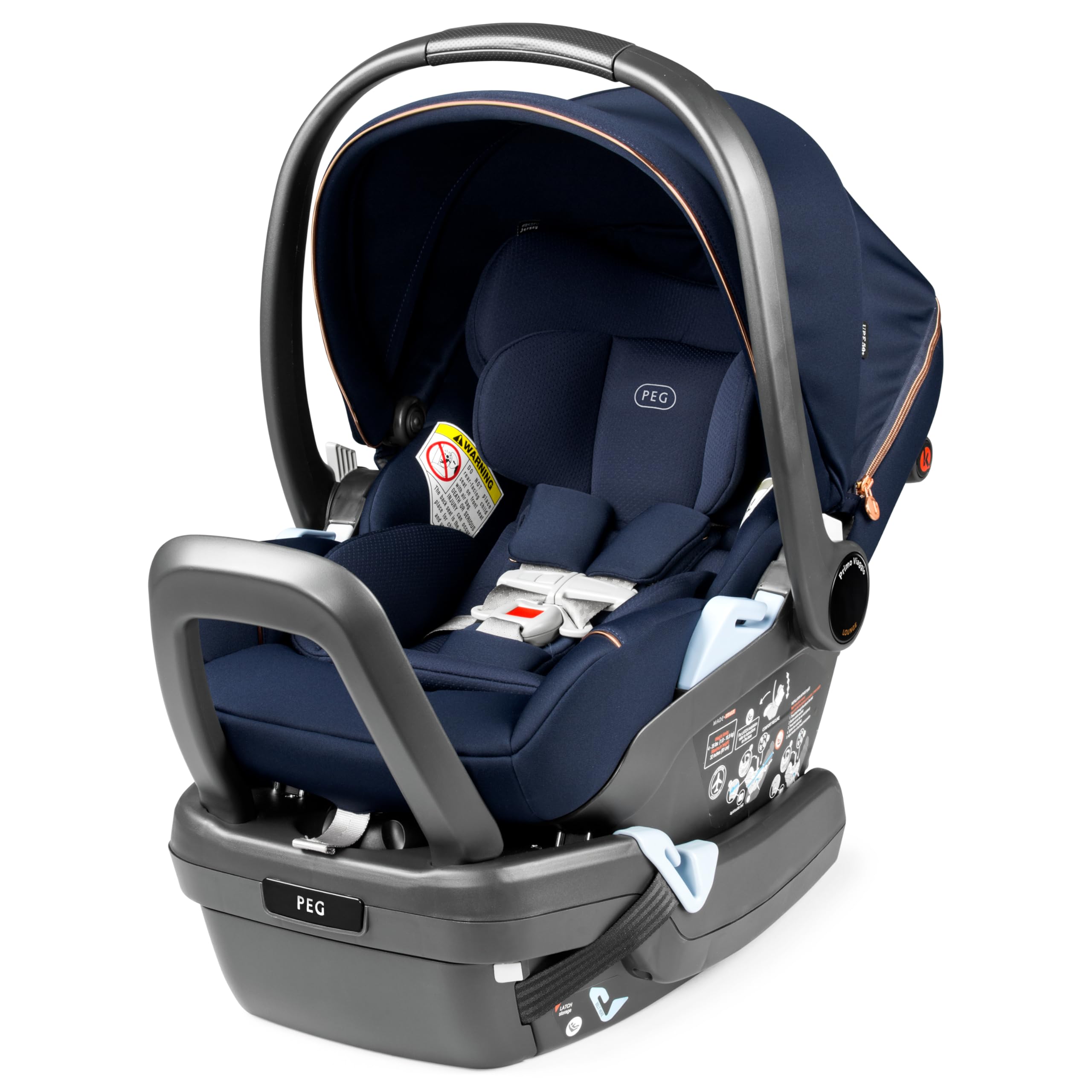 PEG Primo Viaggio Lounge - Rear Facing Infant Car Seat - Blue Shine