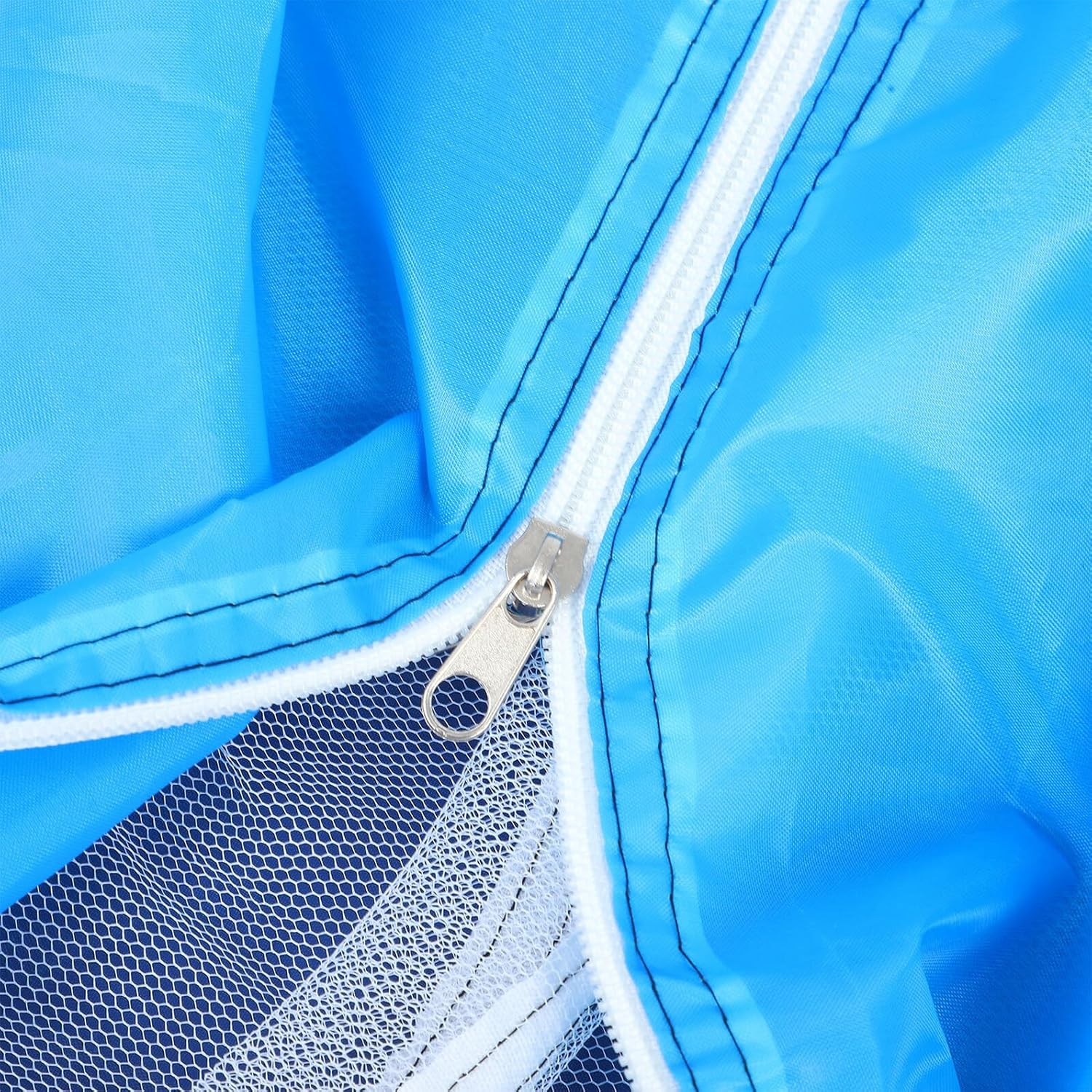 Two-Person Camping Tent Single Layer Lightweight Outdoor Shelter Beach and Backpacking Canopy for Hiking and Park Use in Light Blue