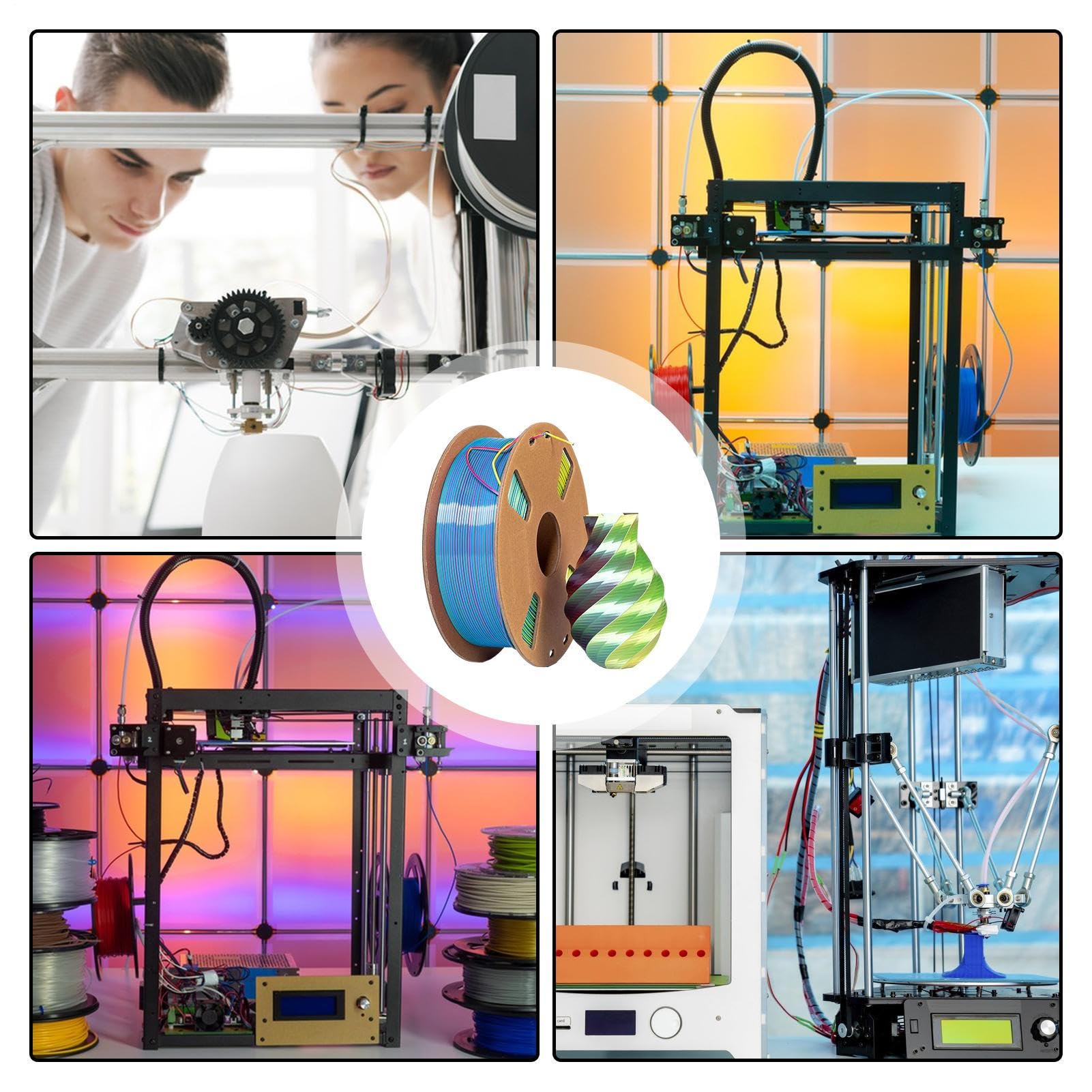 Filamento de 1,75 mm - 3D Printing Multipurpose Filament Bundle