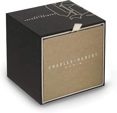 Bijou Men's Charles Hubert Stainless White Dial with Date Watch