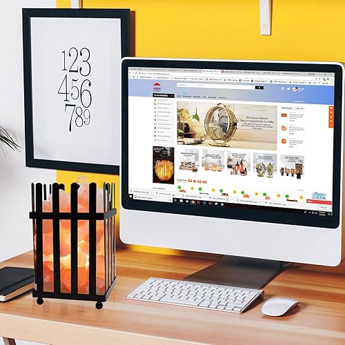 Miniatura 4 de Himalayan Glow 1333 - Interruptor de atenuación de lámpara de metal y ETL, estándar, sal rosa