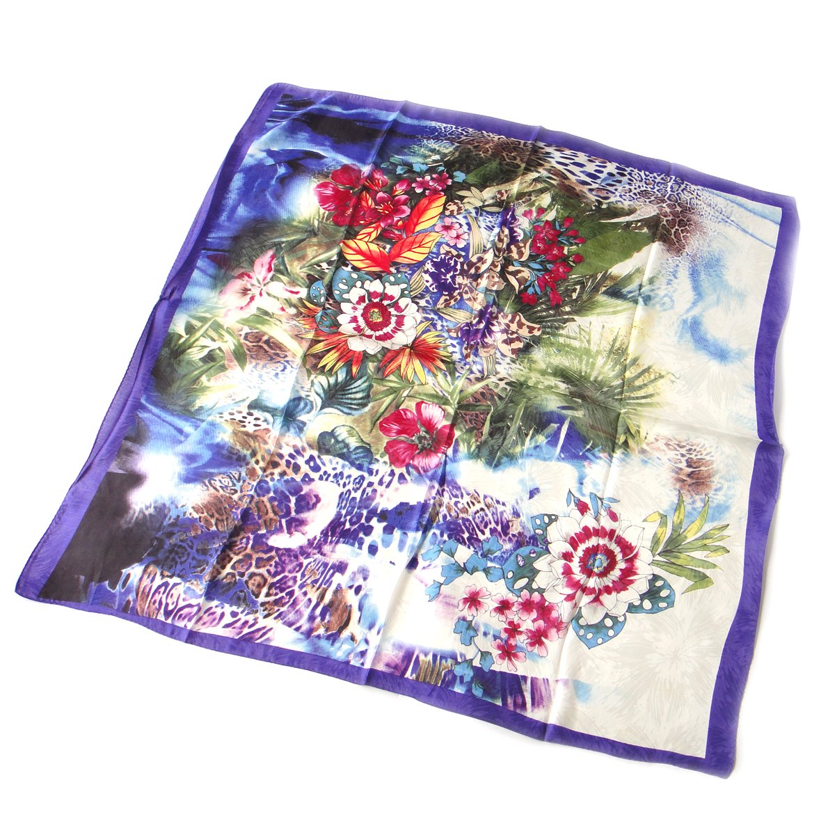 り*ん様 花柄スカーフ KATHARINE ROSS スカーフ バンダナ 「KATHARINE ROSS」 レトロ