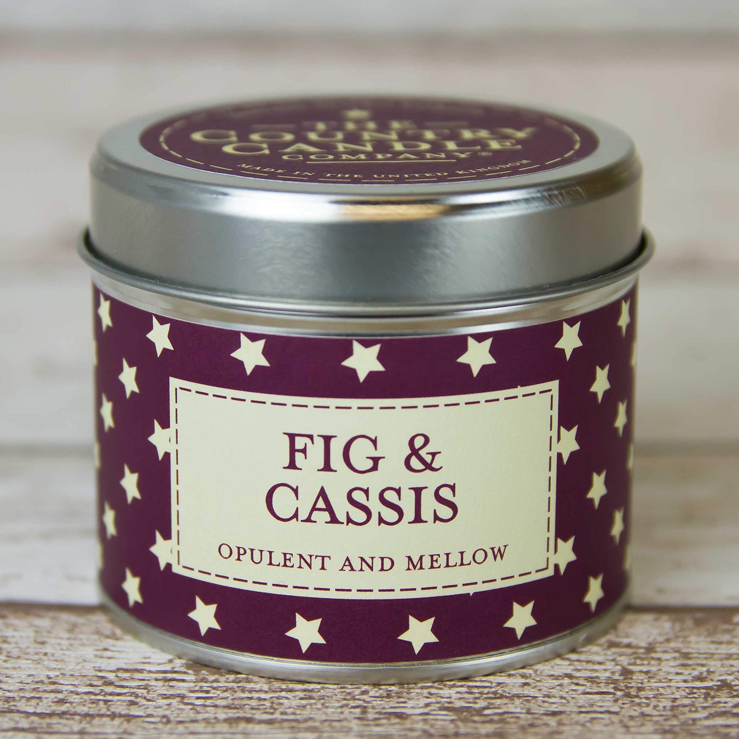 Fig & Cassis Superstars Candle in Tin
