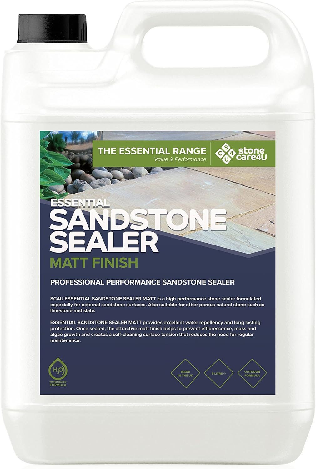 Stonecare4u Essential Sandstone Sealer MATT (Dry) Finish High