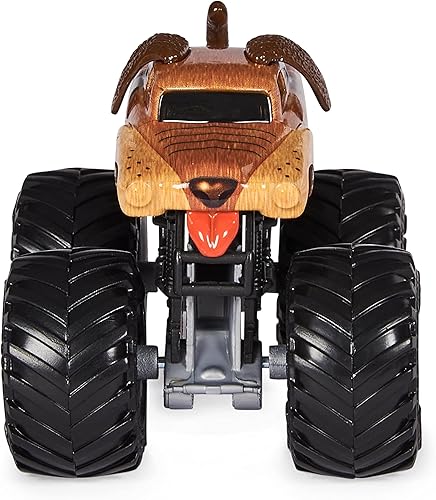 Miniatura 4 de Monster Jam 2022 Spin Master 1:64 Camión fundido a troquel con accesorio adicional: Retro Rebels Monster Mutt