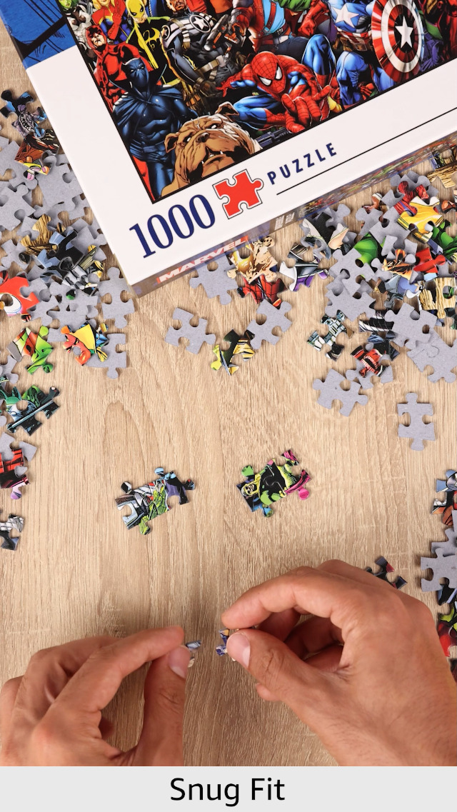 Amazon.com: Clementoni Marvel Impossible Jigsaw Puzzle, 1000