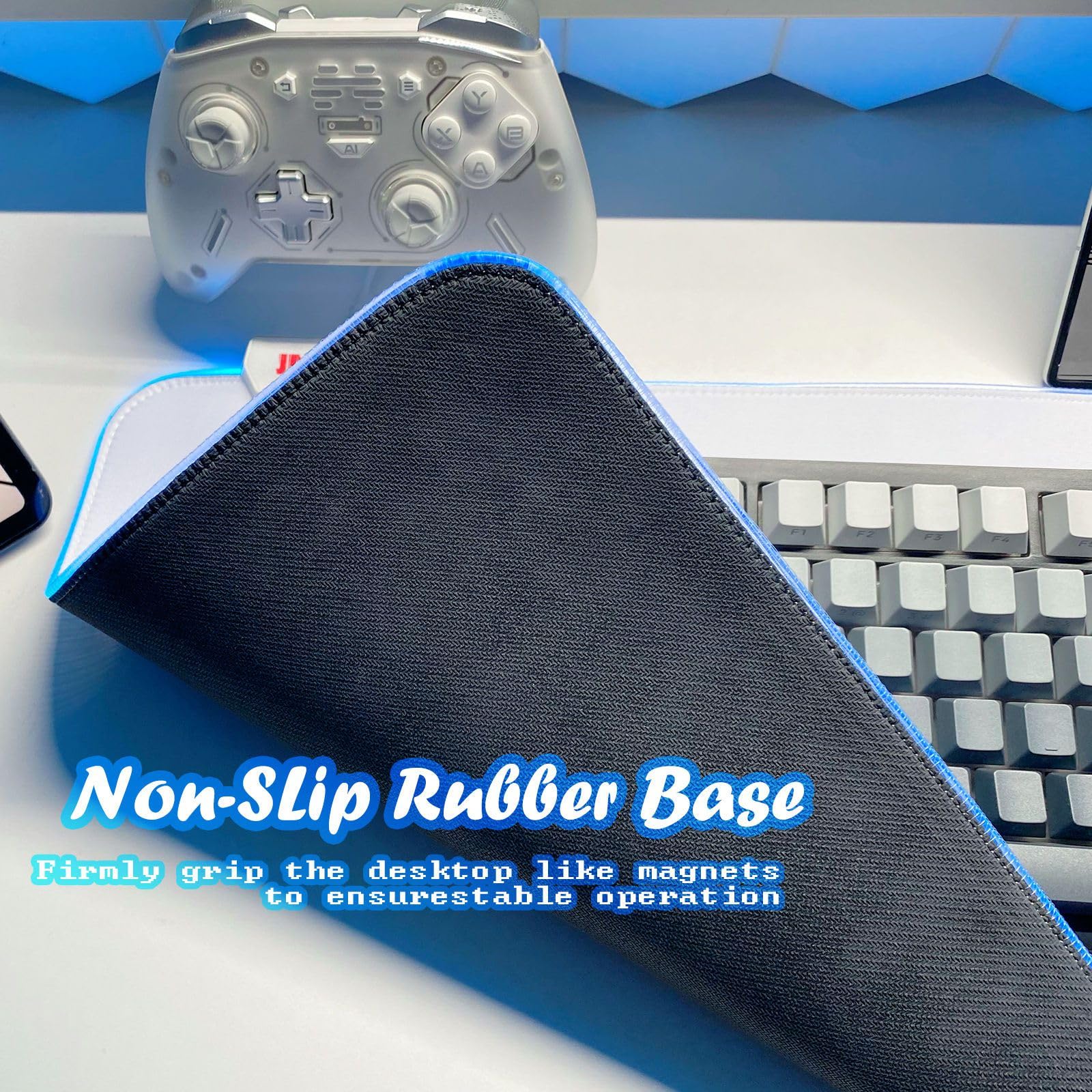 YukiaimマウスパッドXL　White Yuki Aim - Katana XL Mousepad Limited (White)