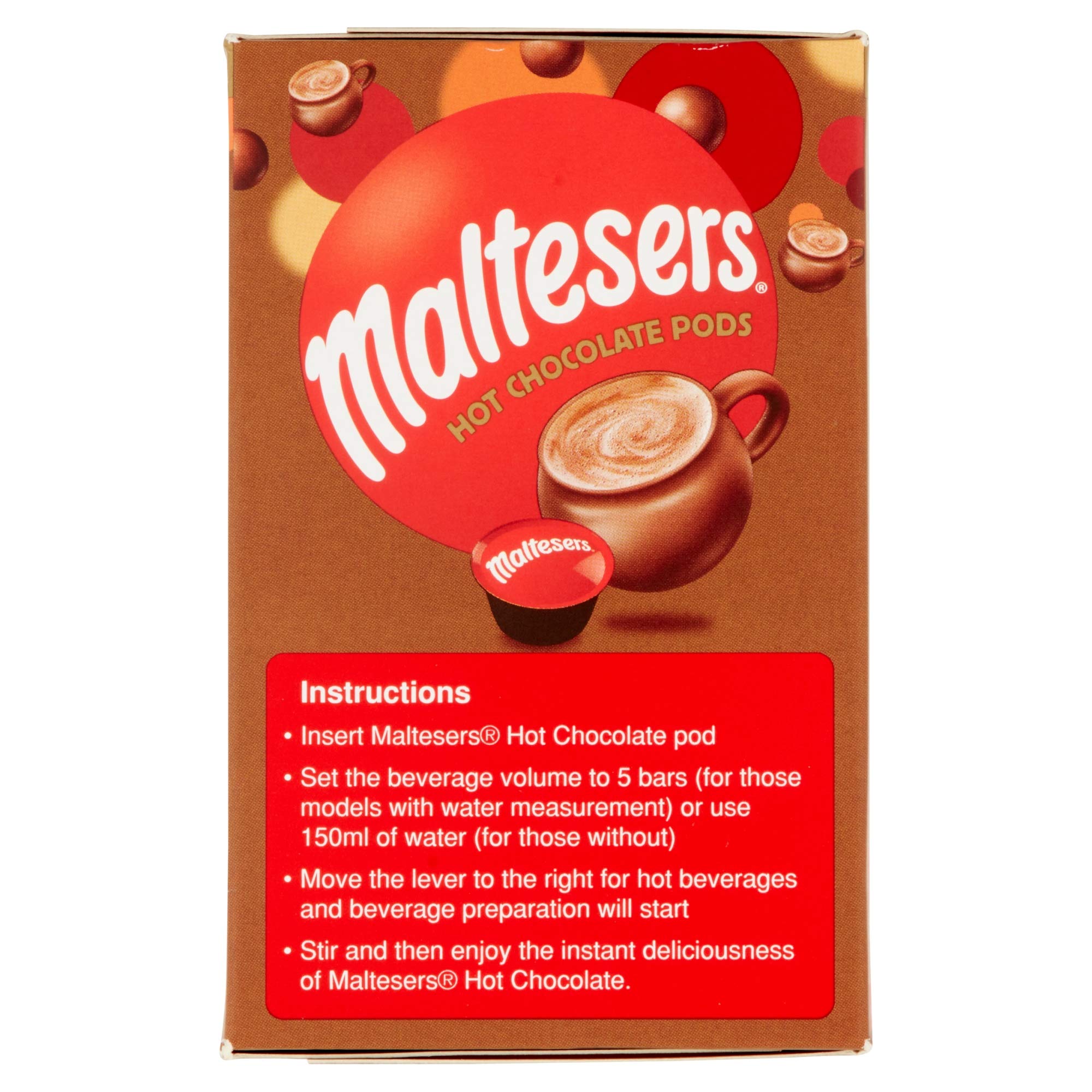 Maltesers Cacao - Dolce Gusto Compatibles 40 Cápsulas - Chocolate caliente