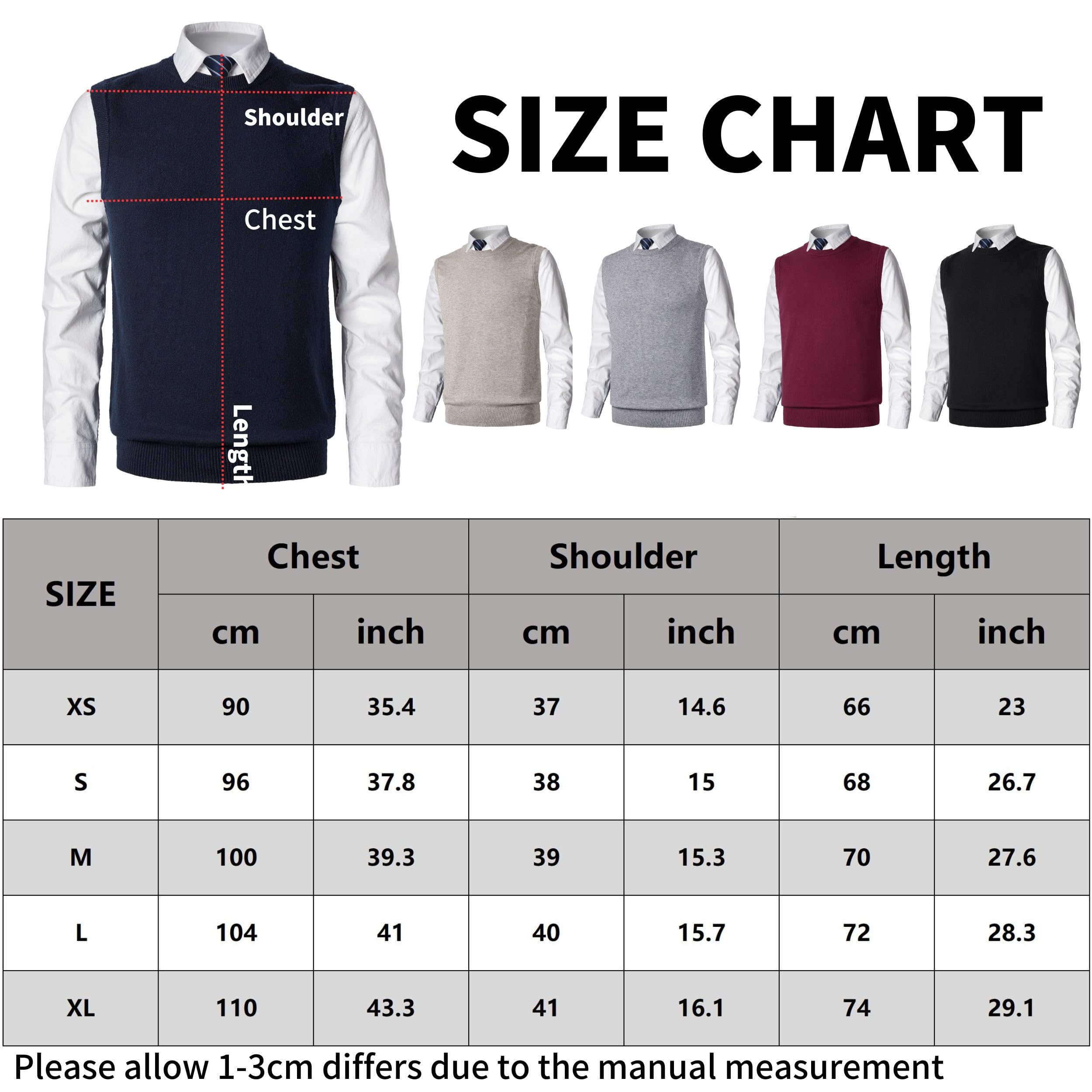 Hombre Invierno Sin Mangas SuéTer Cómodo Cárdigan De Punto Classic Business Gentleman Prendas Casual de Negocios Casual Suéter Prendas de Punto Pullover
