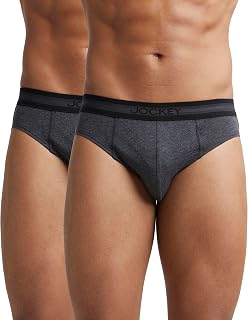Jockey 1010 Men's Super Combed Cotton Solid Brief with Stay Fresh Properties (Pack of 2) Price In India