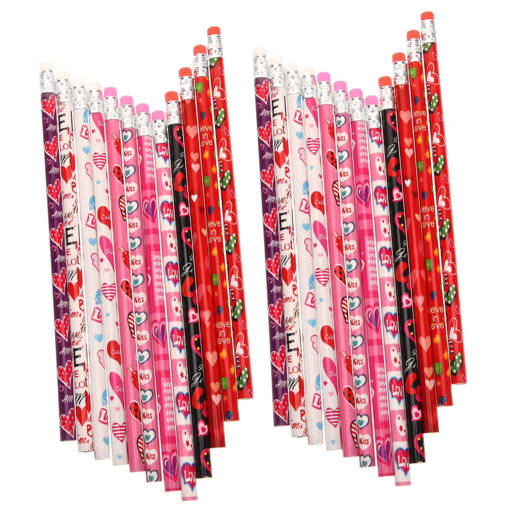 192pièces Crayons De Couleur Cartoon Crayons Effaçables Pour Garçon Fille Fournitures Scolaires Et Dessin Anniversaire Pour Et Bureau