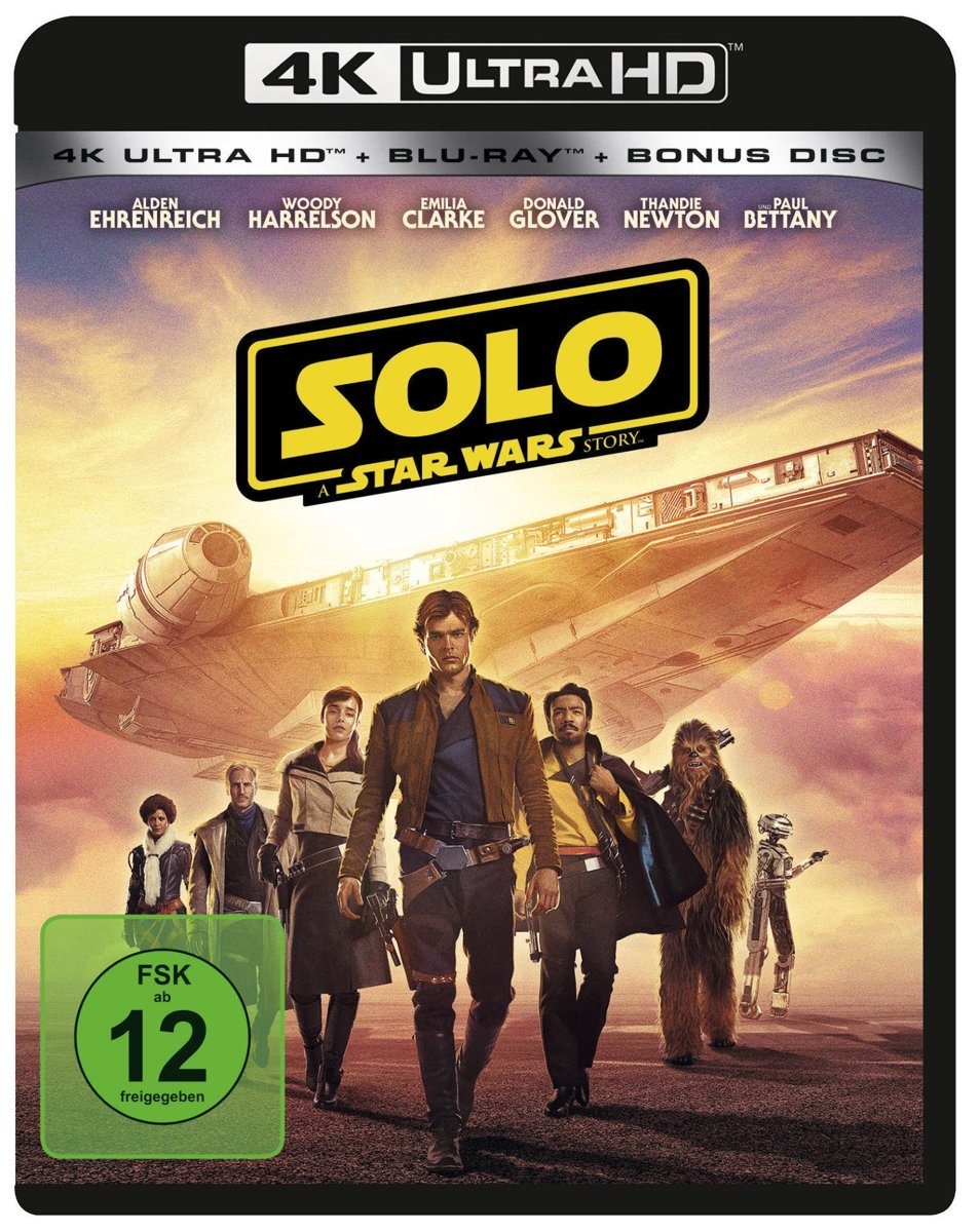 Solo - A Star Wars Story (4K Ultra HD) (+ Blu-ray 2D / + Bonus-Blu-ray)
