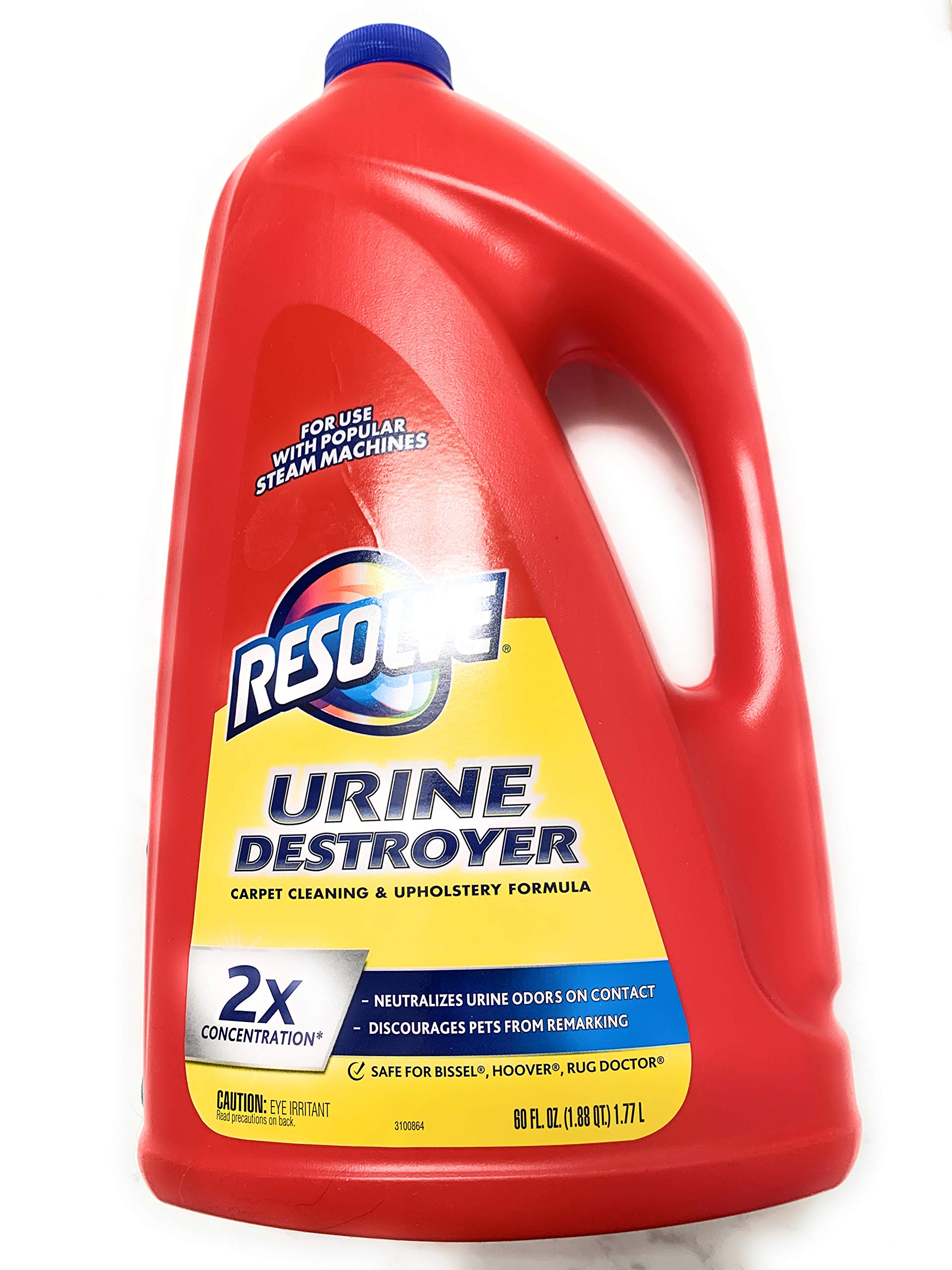 Buy Resolve Resolve Carpet 2X Concentrate for Steam Urine Destroyer 60 Ounce, 60 Fl Ounce
