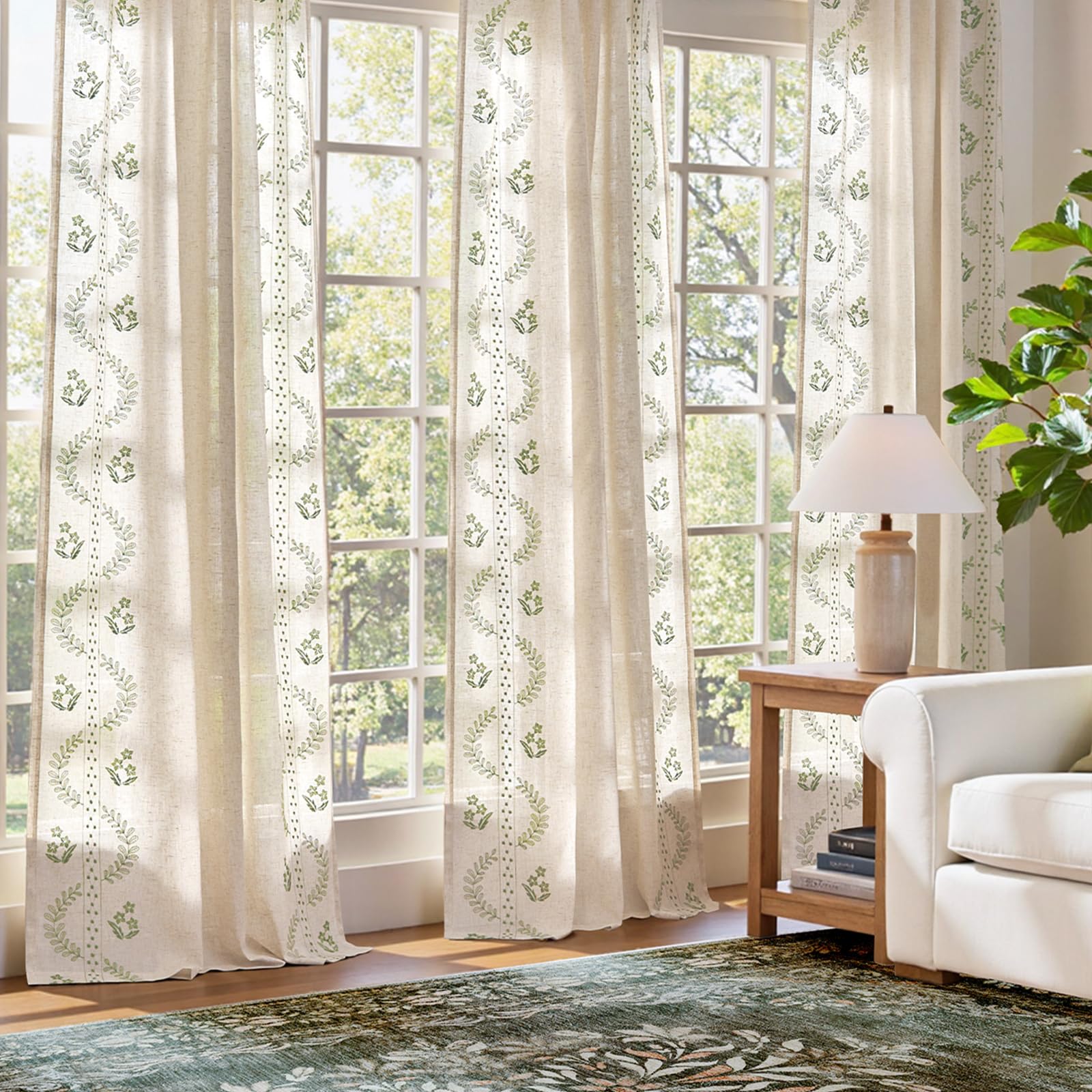 Amazon.com: JINCHAN: EMBROIDERY CURTAINS
