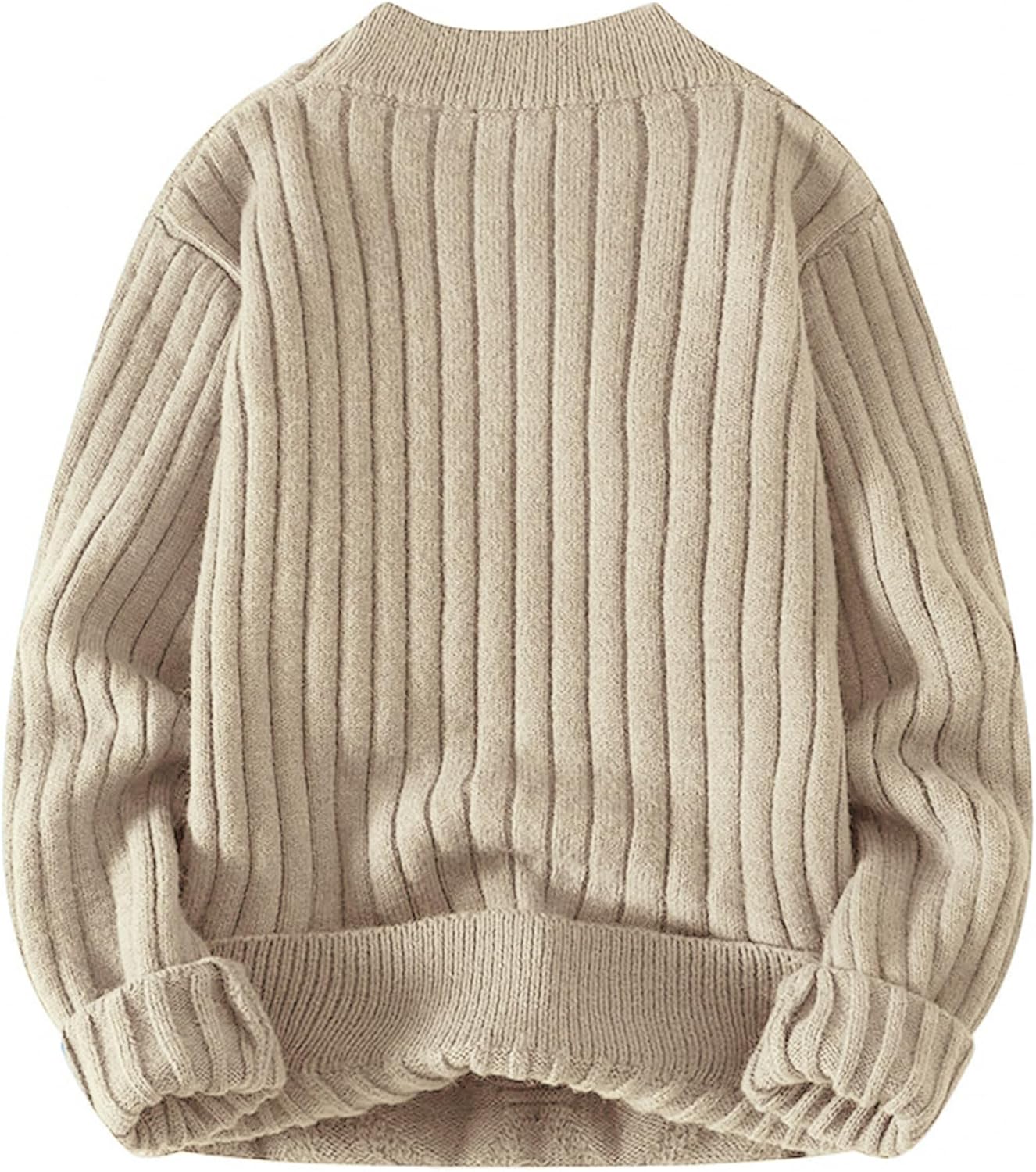Aelfric Eden Womens Cable Knit Sweater Oversized Chunky Rory Gilmore Crewneck Solid Long Sleeve Pullover Knitted Sweater - Image 3