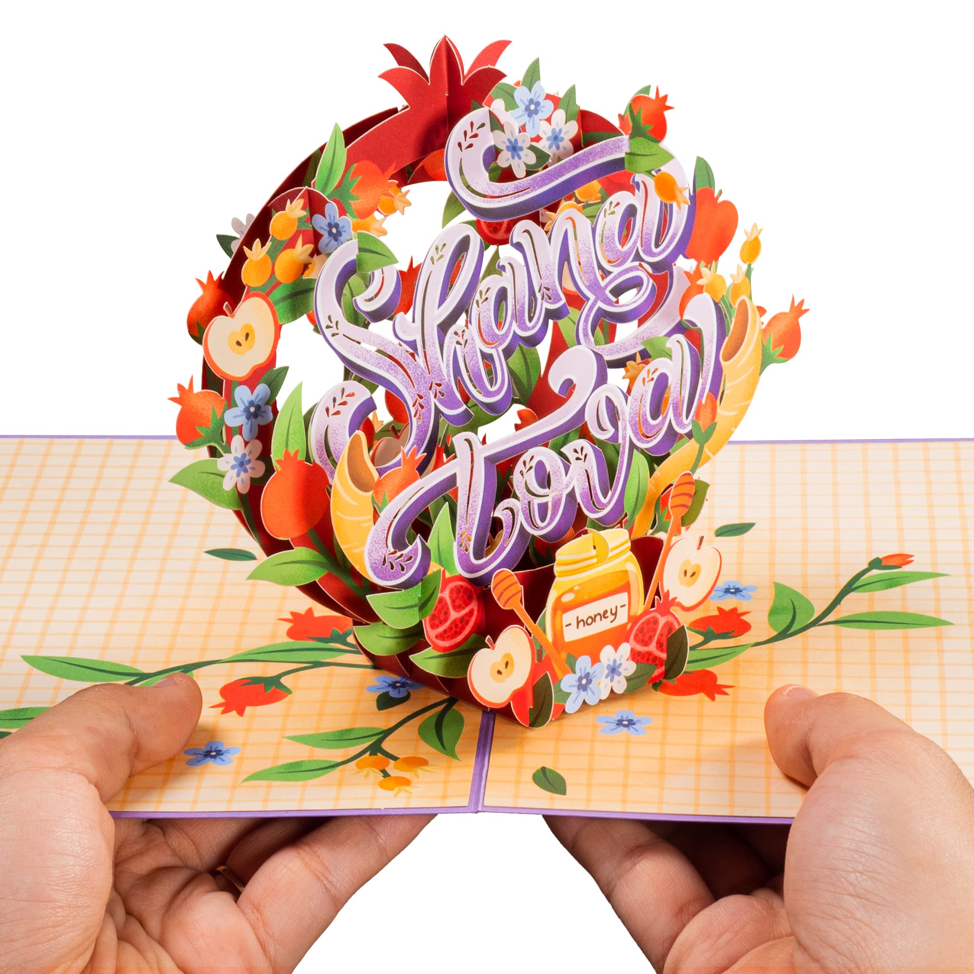 Amazon.com : Paper Love Rosh Hashanah Card | 3D Pop-Up Shana Tova