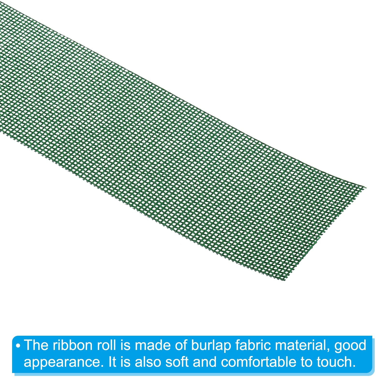 PATIKIL 2 Inch Wide 11 Yards Burlap Fabric Ribbon - Image 4