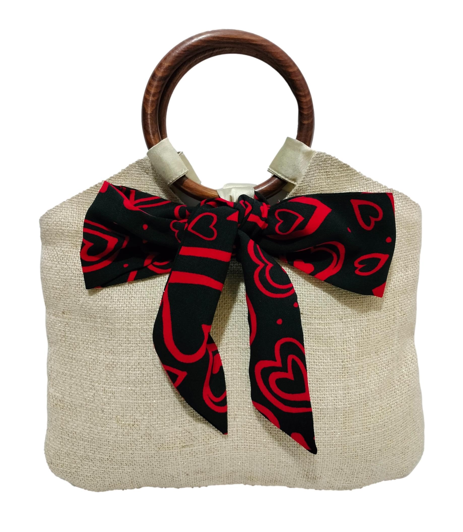 ATHZ handbags wooden handles Potli Bags with Handcrafted Bow Detail hand carry artistic wristlets bags for women (Brown, Cream, kalamkari print) (Golden White Jute, Silky Creamy, Red) (B0CHQMPYJ4) Amazon Price History, Amazon Price Tracker