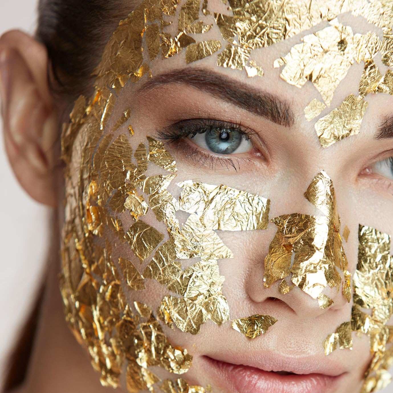 Effet Liftant Instantané Visage Or Pur Certifié Feuille d'Or 24K - 100% anti-âge
