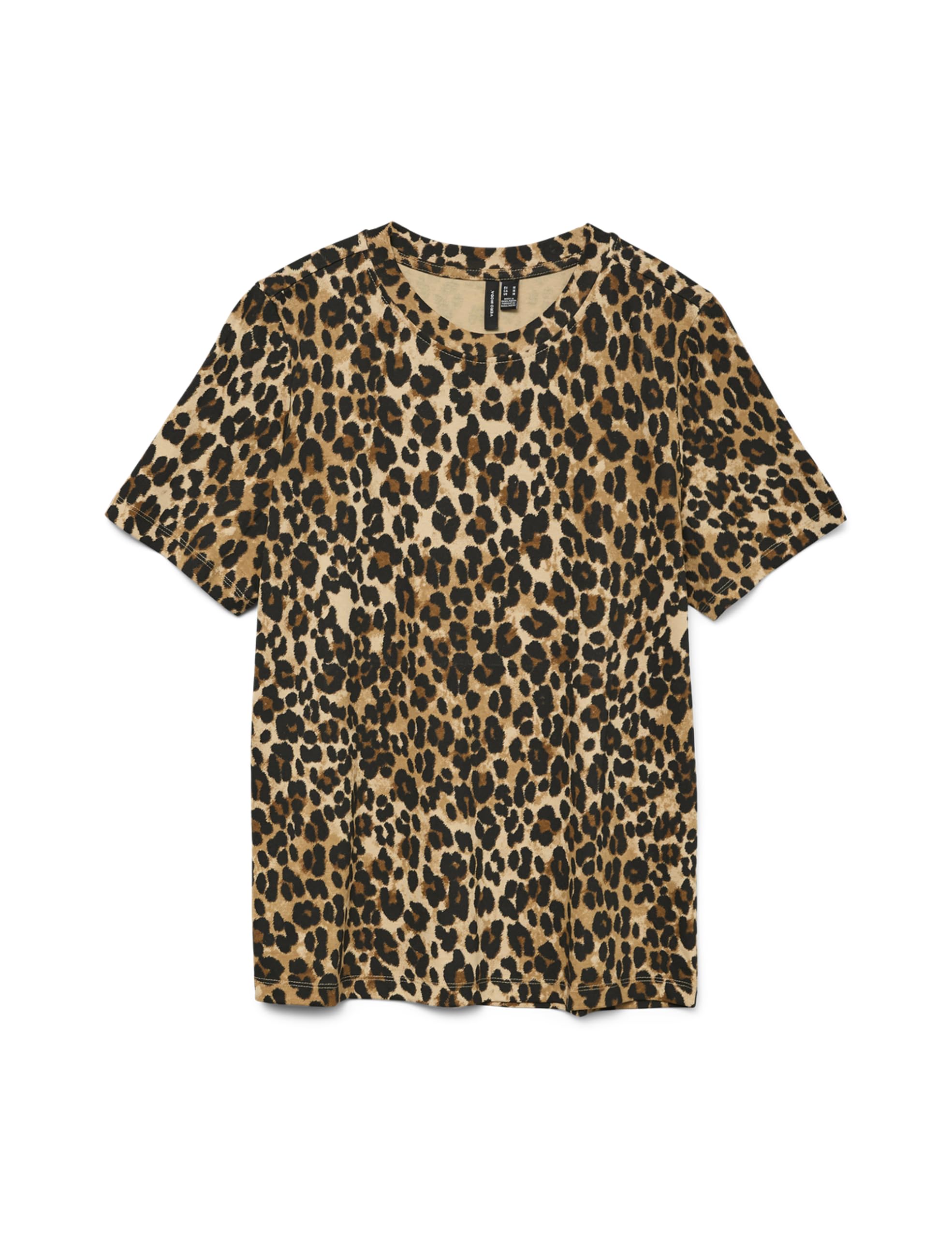 Vmpaulina AOP SS T-Shirt Ga JRS Noos, Tigers Eye, L
