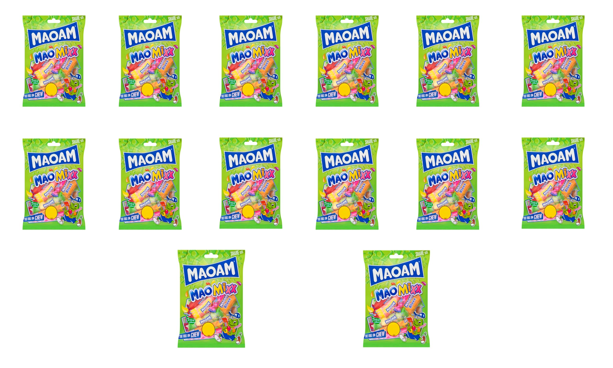 Haribo Maoam MaoMixx, Chewy Sweets with Fruit and Cola Flavours, 140g (Pack Of 14)