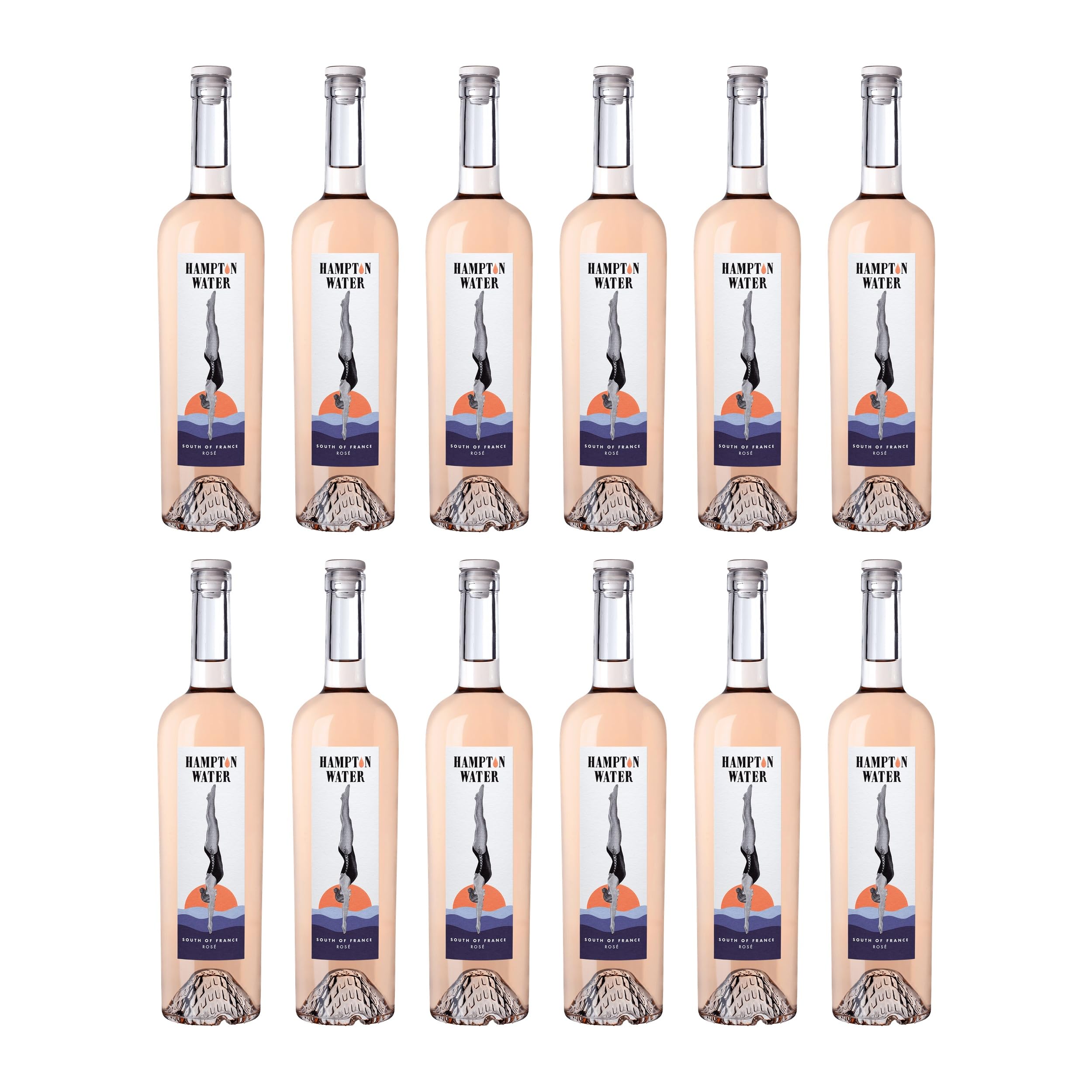 Gérard Bertrand Hampton Water trocken Roséwein Wein Frankreich inkl. FeinWert E-Book (12 x 0.75 l)