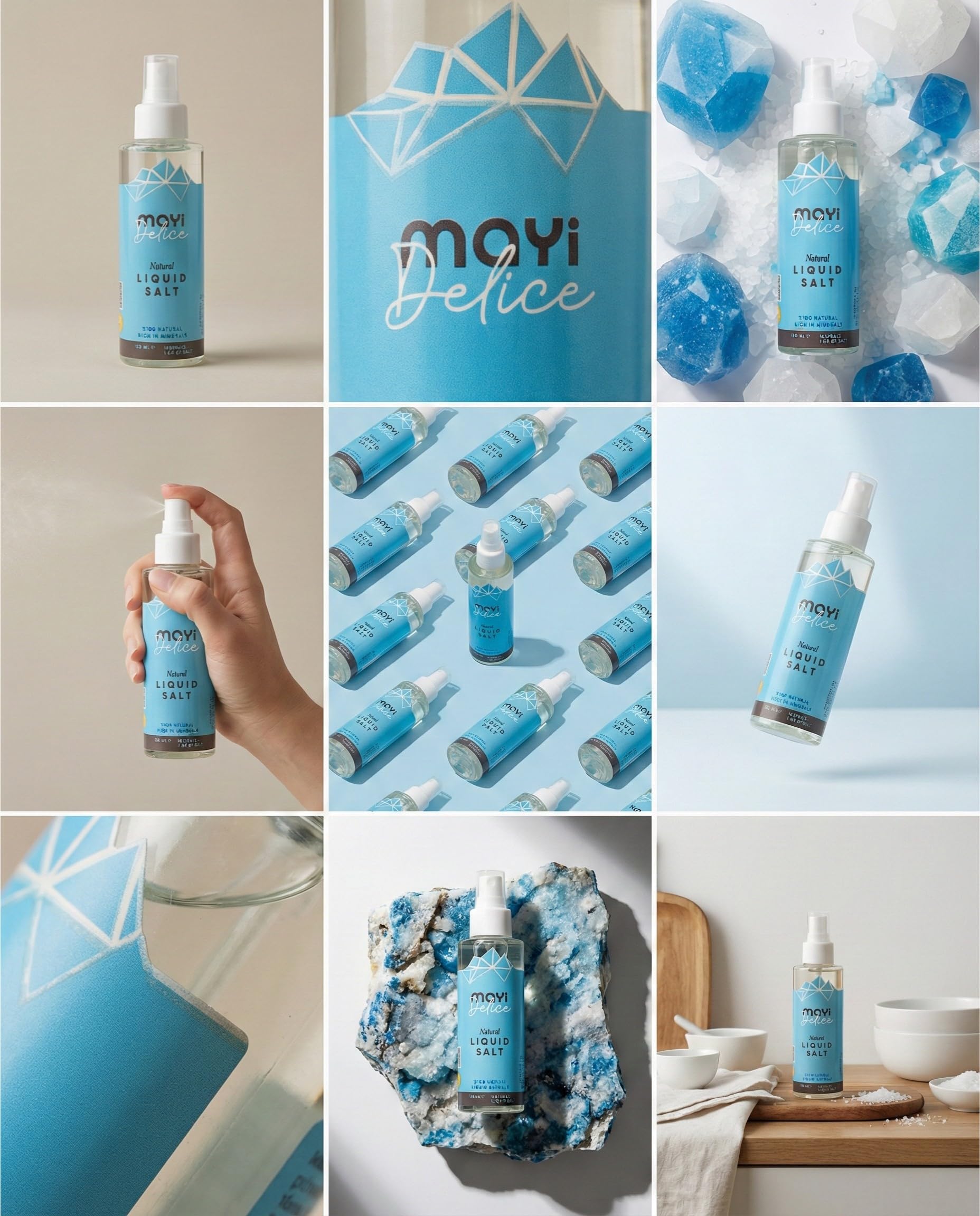 MAY Liquid Spring Salt Spray for Food - Kosher Microplastic-Free 84 Minerals for Electrolyte Balance Immune Support Rich — view 10