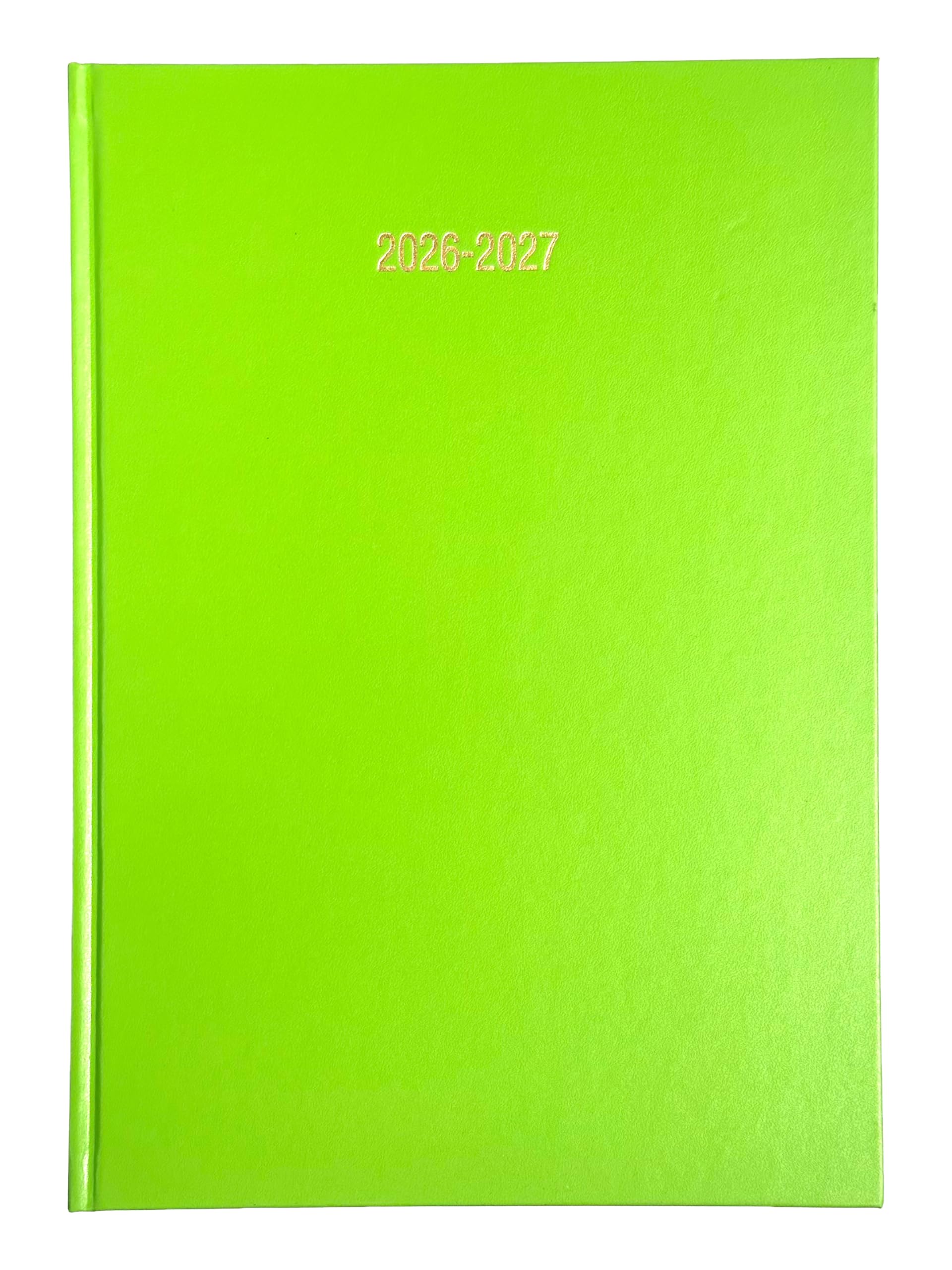 2026-2027 Academic Diary A4 Day to a Page DAP Appointment Mid Year Planner- LIME GREEN
